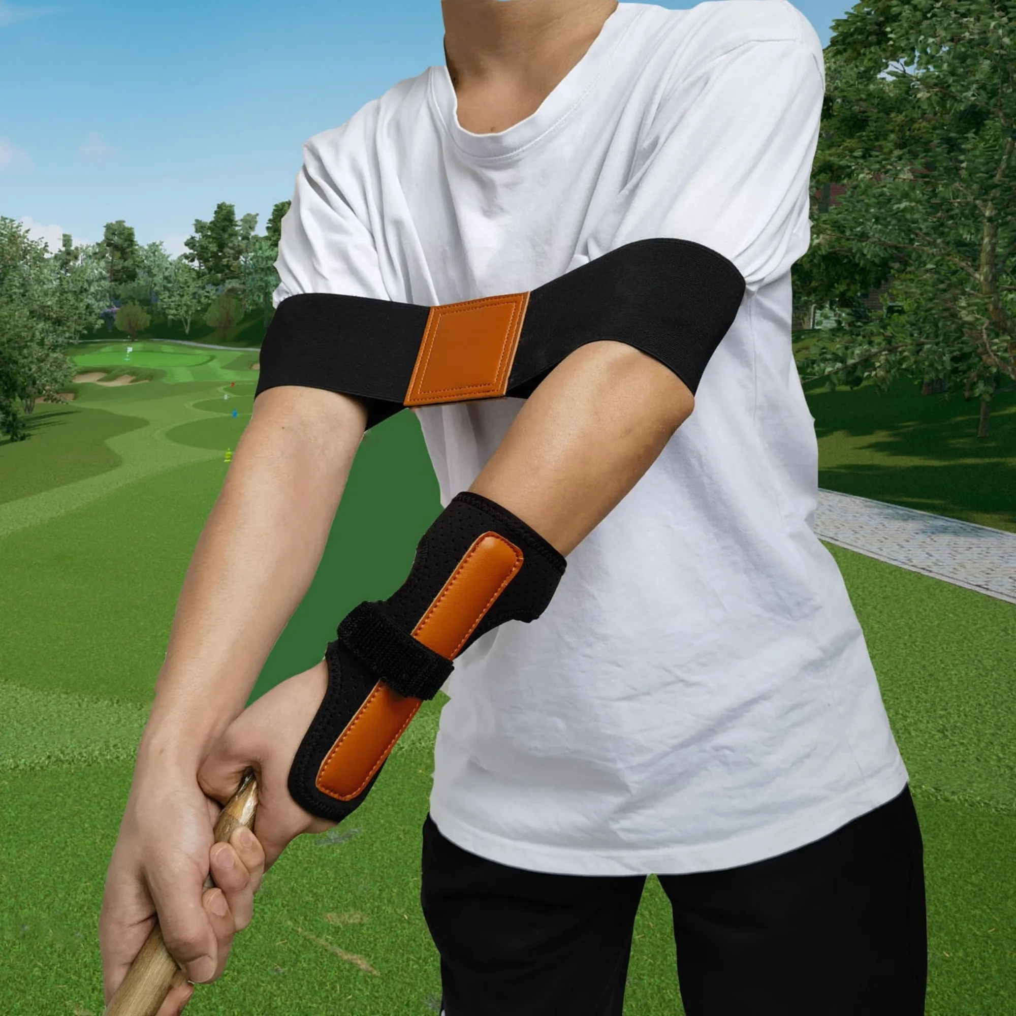 Golf Swing Training Aid Set For Practice 6