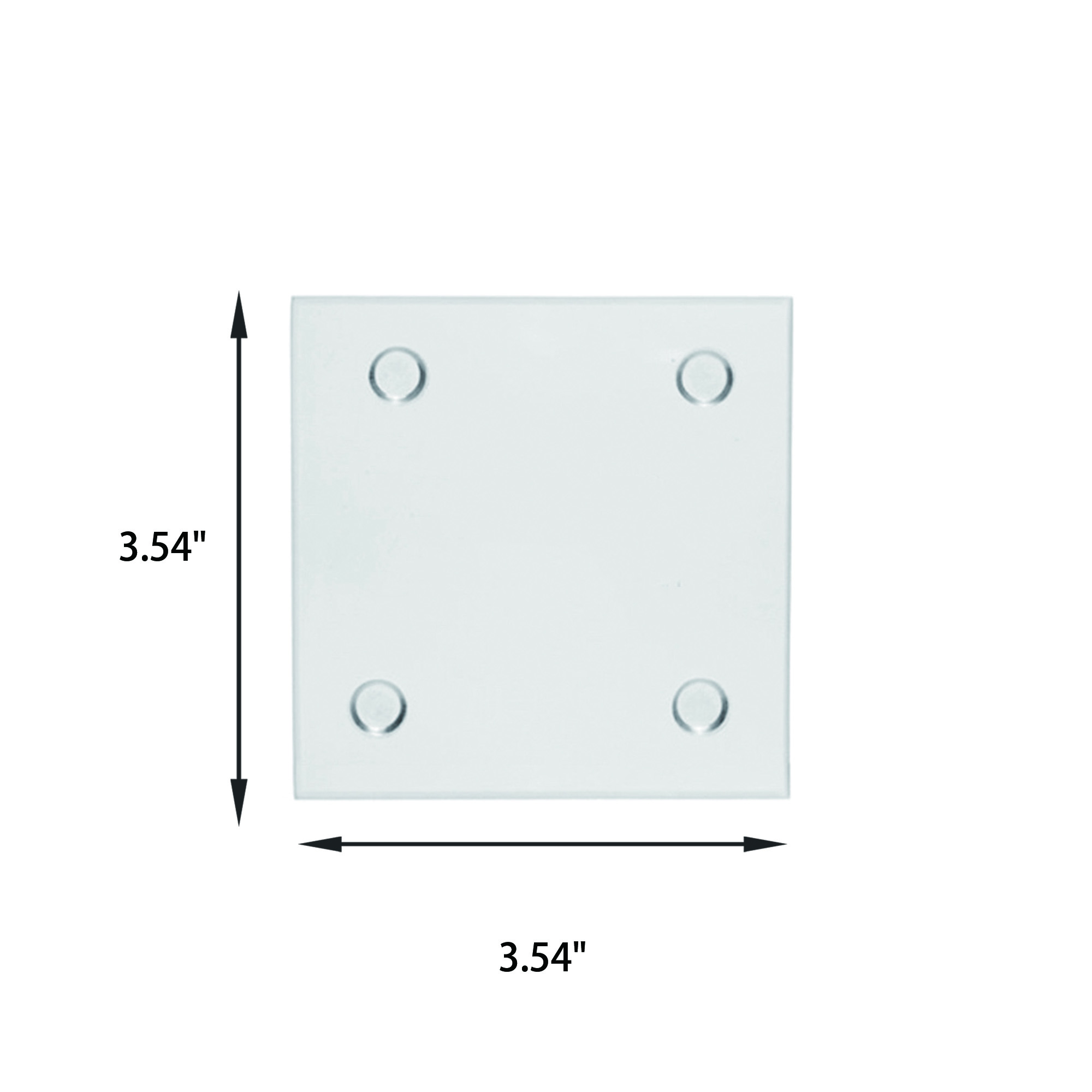 Economy Glass Coaster Full Color 2