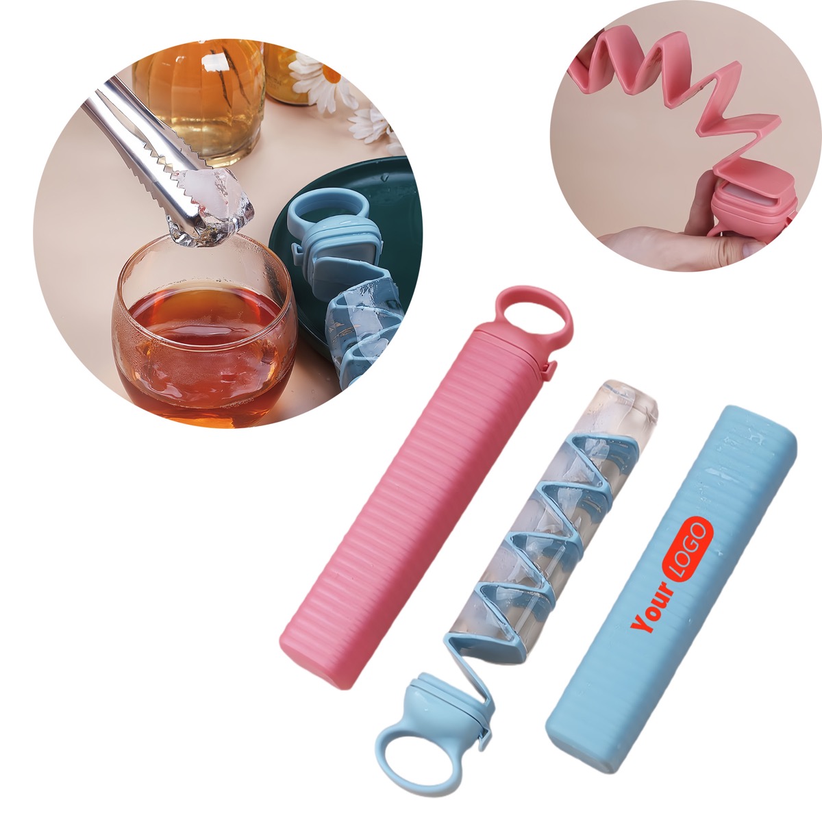Plastic PP Household Ice Cube Tray 2