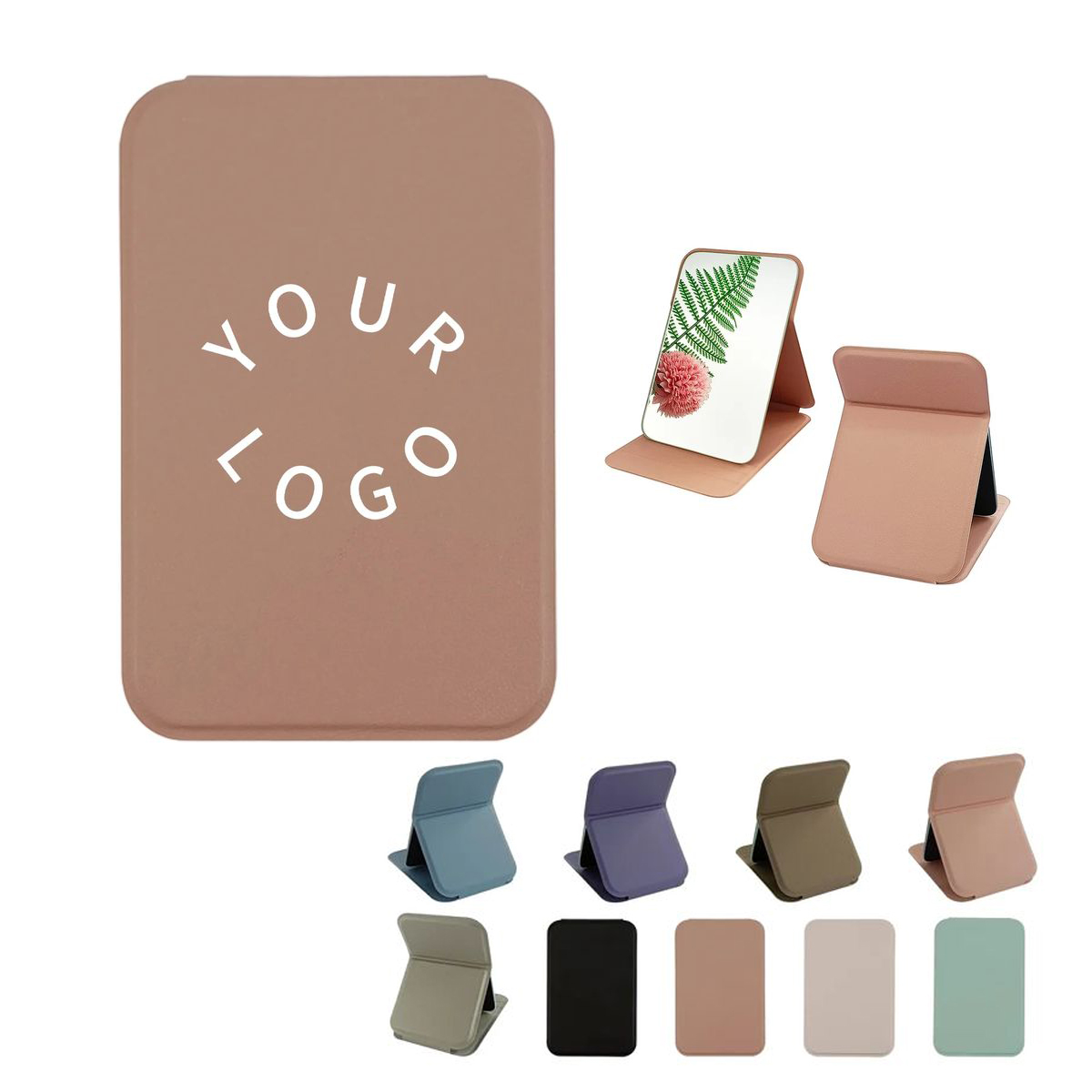 Folding Pocket Mirror Stainless Steel Travel Essential 3