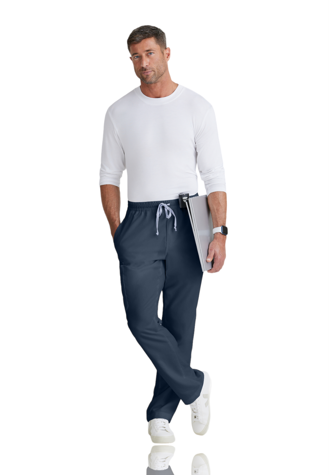 Grey's Anatomy Classic - Men's Five-Pocket Zip-Fly Evan Scrub Pant 15