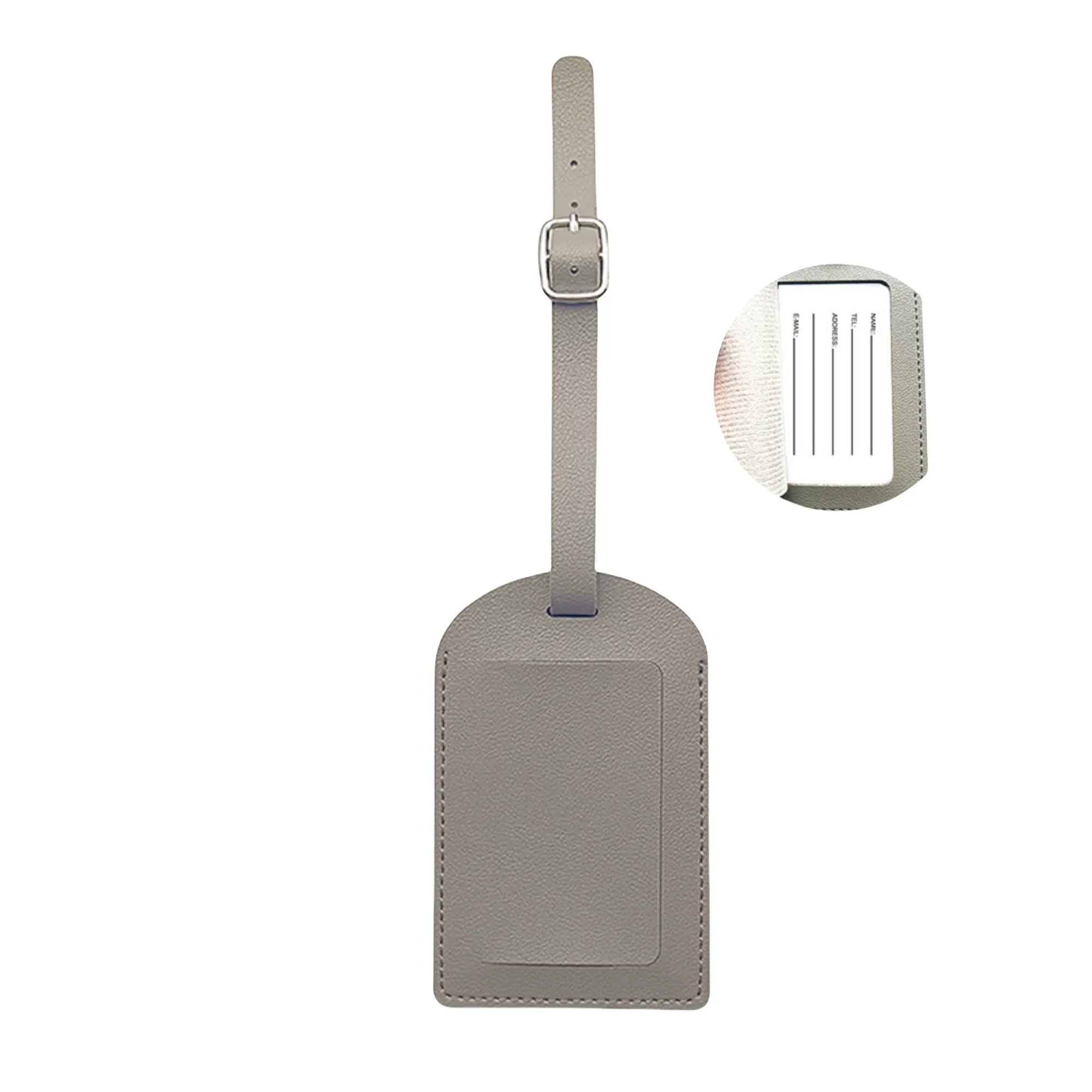 Dual Flip Multifunctional Thickened PU Luggage Tag 11