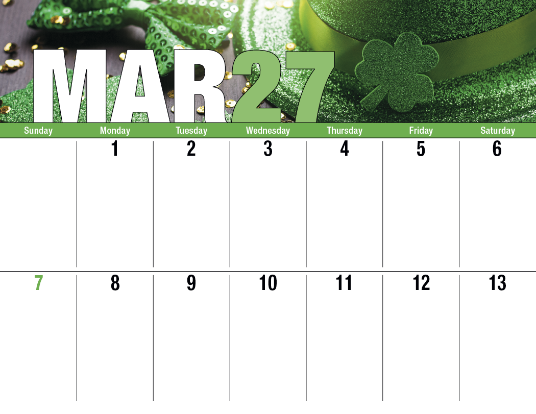 Good Value™ Seasonal Expressions Big Block - Stapled Calendar 37