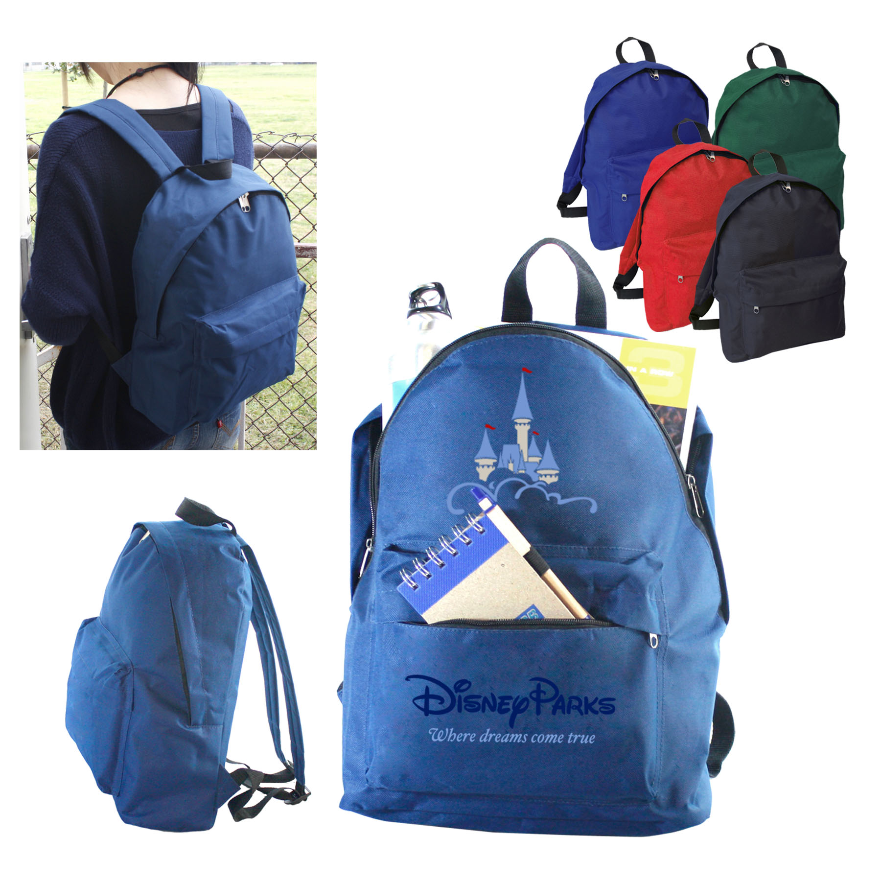 Junior Backpack w/Padded Back Panel (Bag, Backpack) 3