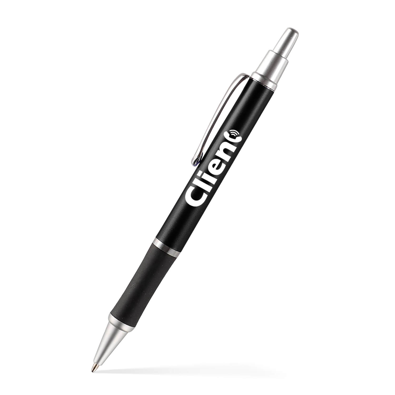 Sleeker Click Pen - Silver Accents