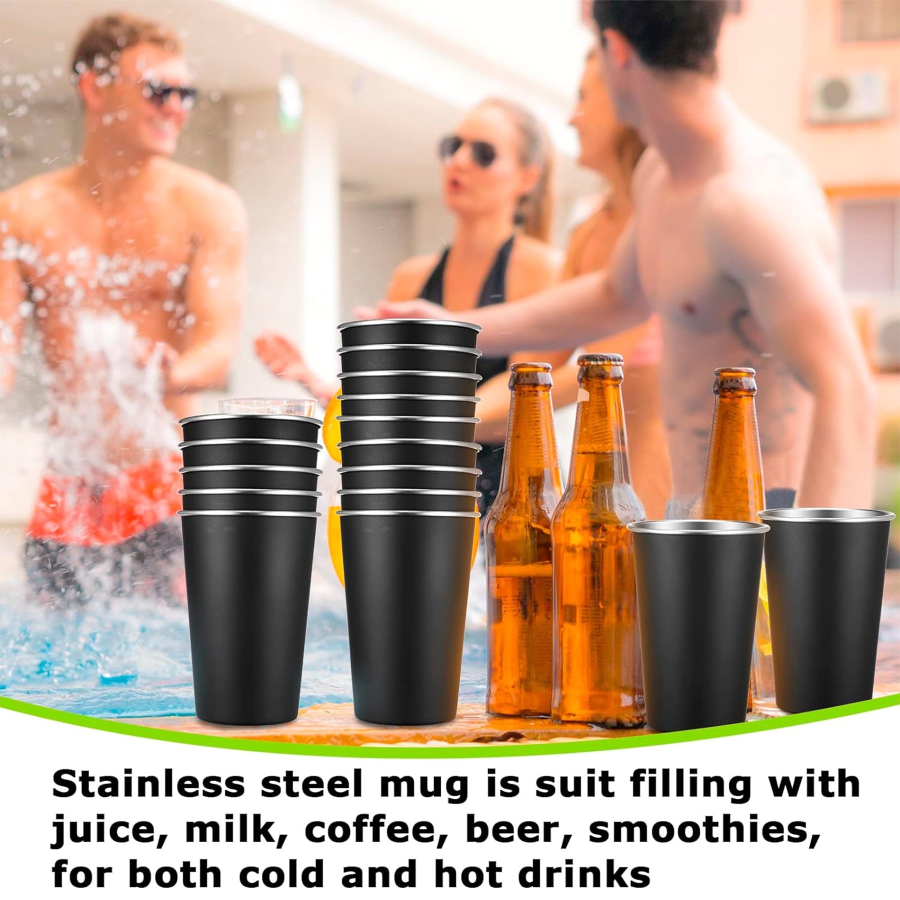 16oz Stainless Steel Pint Cup 4