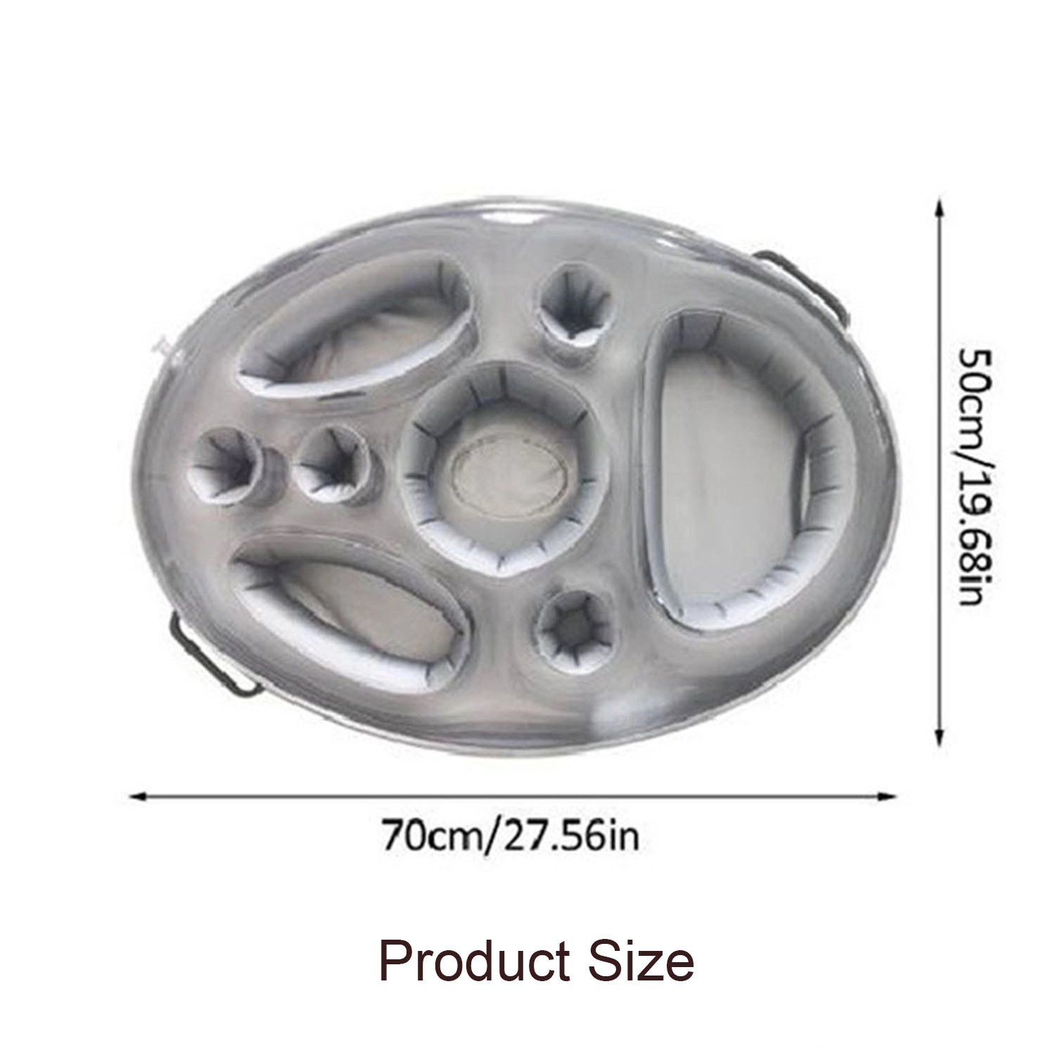 Pvc Self-Service Portable Drink Holder Porous Coaster Tray 2