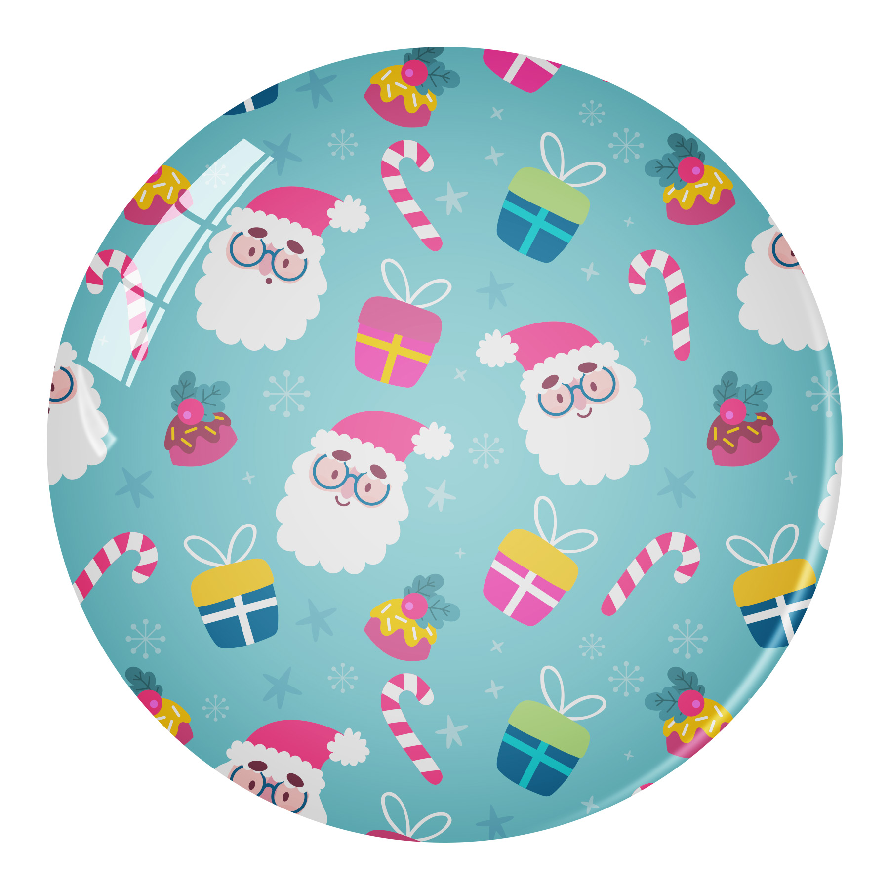Round Fridge Magnets 13