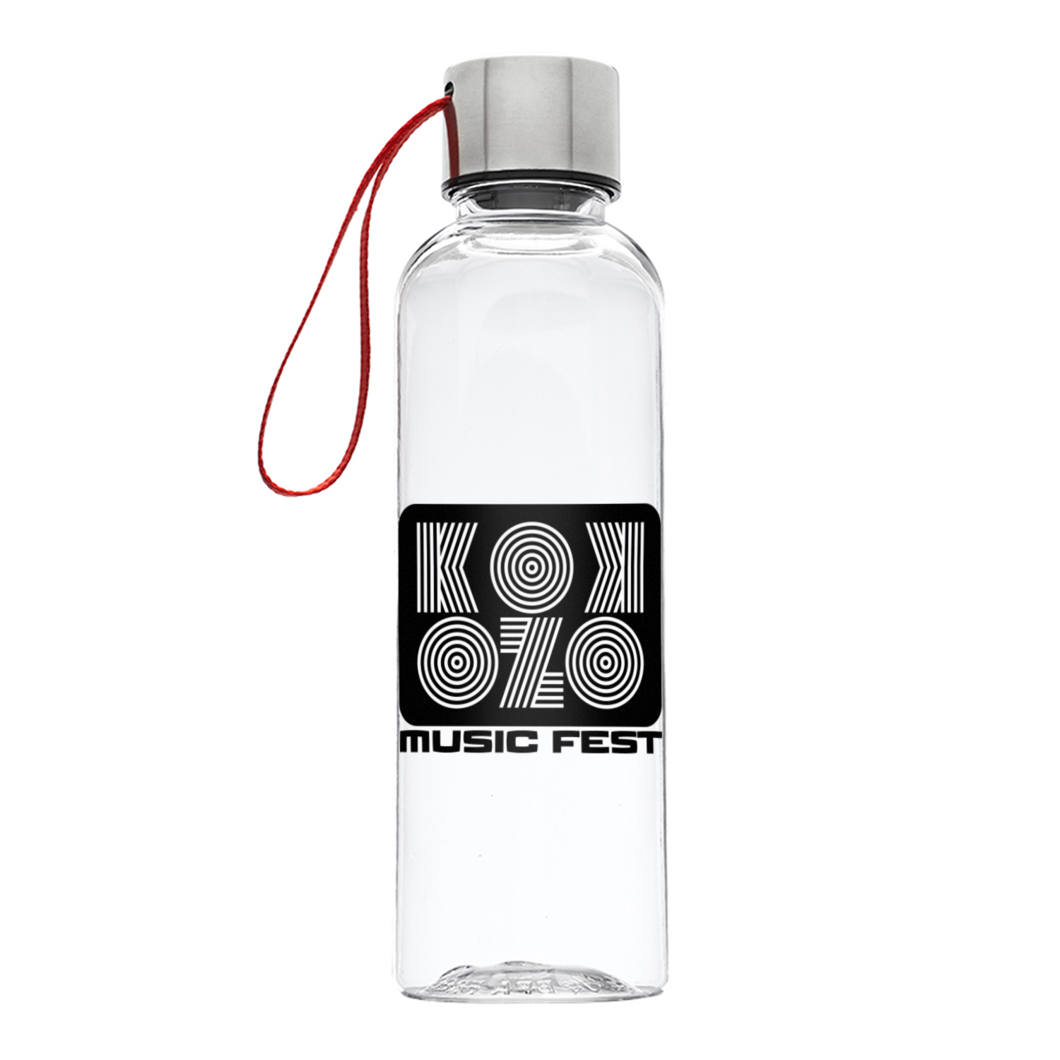 17 oz. Ostia Plastic Water Bottle (1 Color Imprint) 3