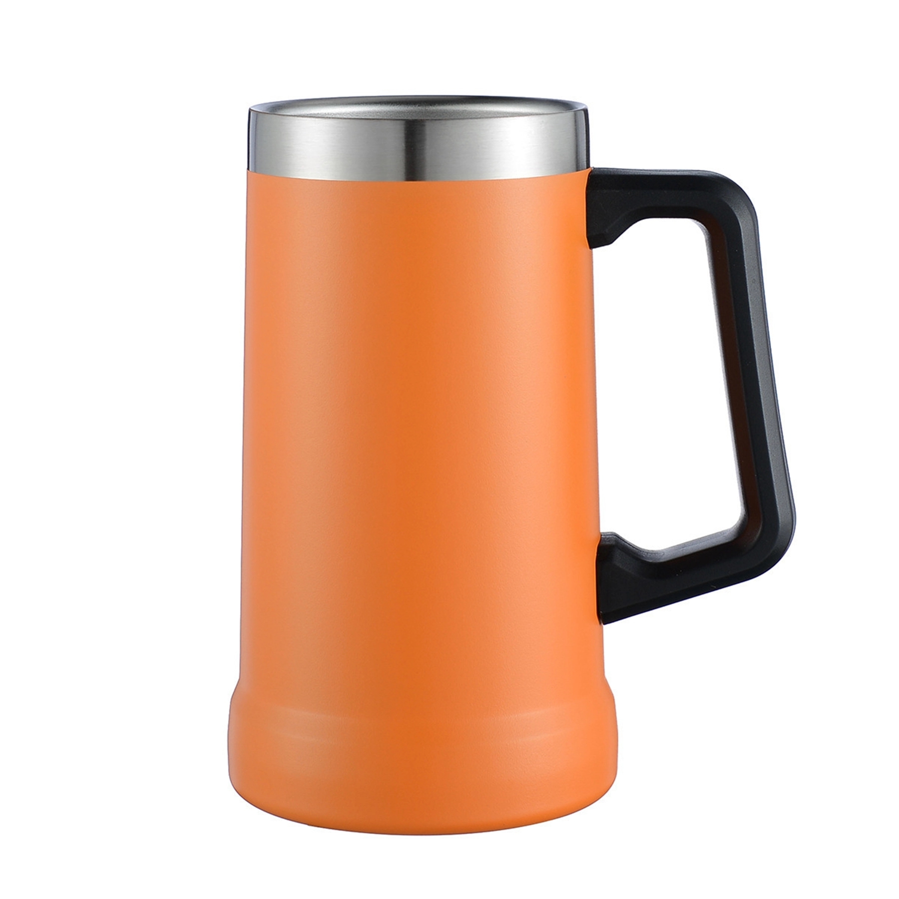 20 Oz Stainless Steel Beer Mug with Handle 34