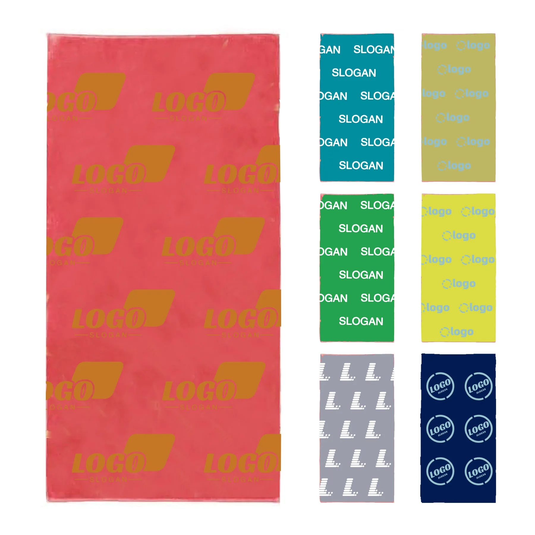 Heavyweight Terry Velour Beach Towel