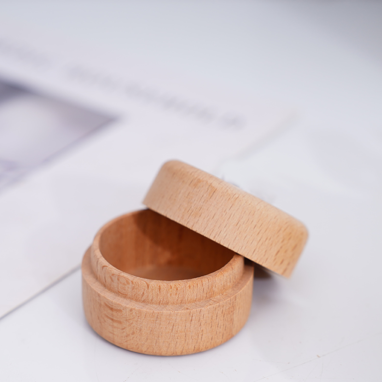 Baby Tooth Holder Cute Keepsake Wooden Storage Box 6