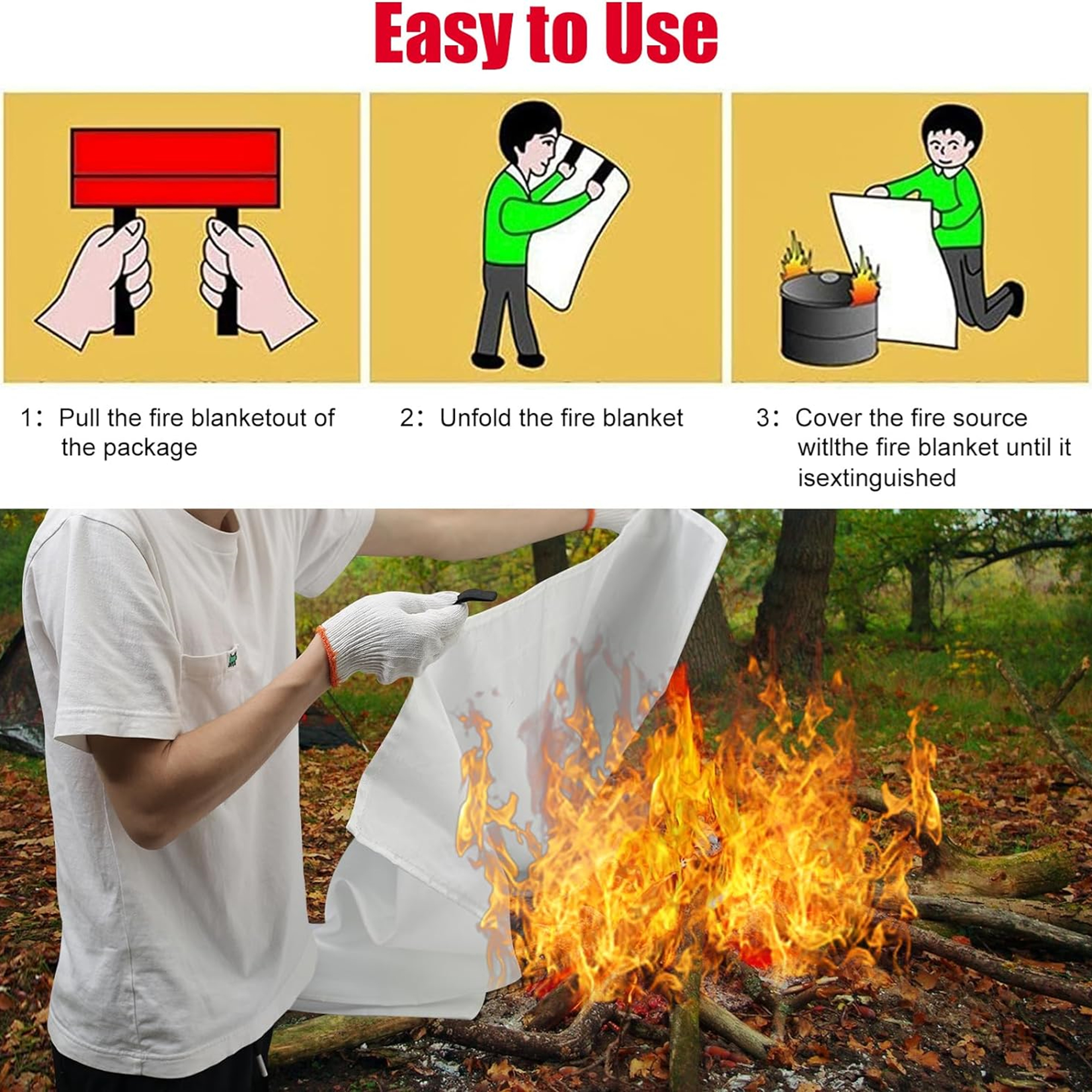 Fire Blanket For Emergency 5