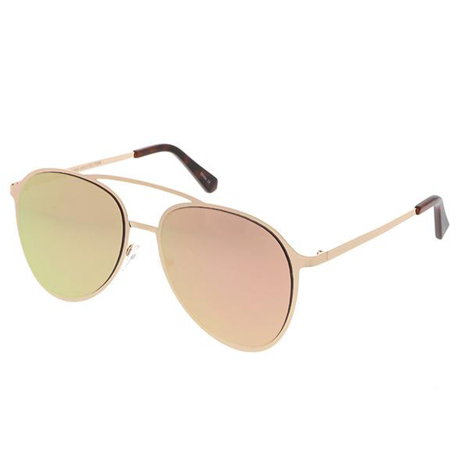 Traveler Unisex Metal Sunglasses w/Color Mirror Lens 3
