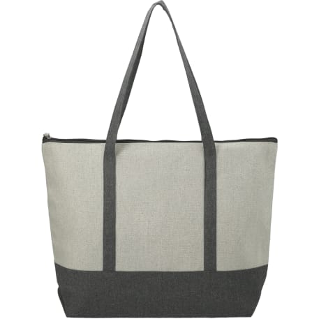 Repose 10oz Recycled Cotton Zippered Tote 103