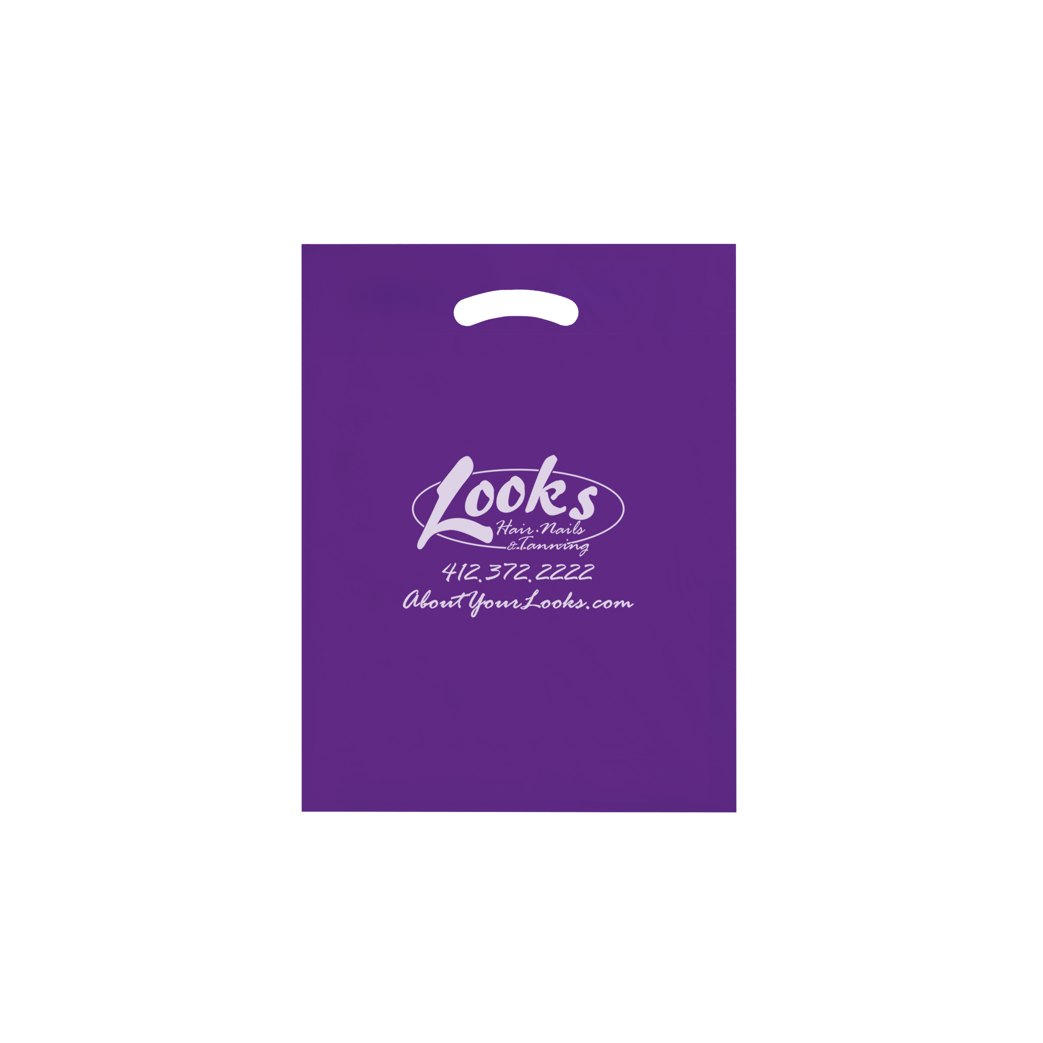 Fold Over Reinforced Die Cut Bag 6