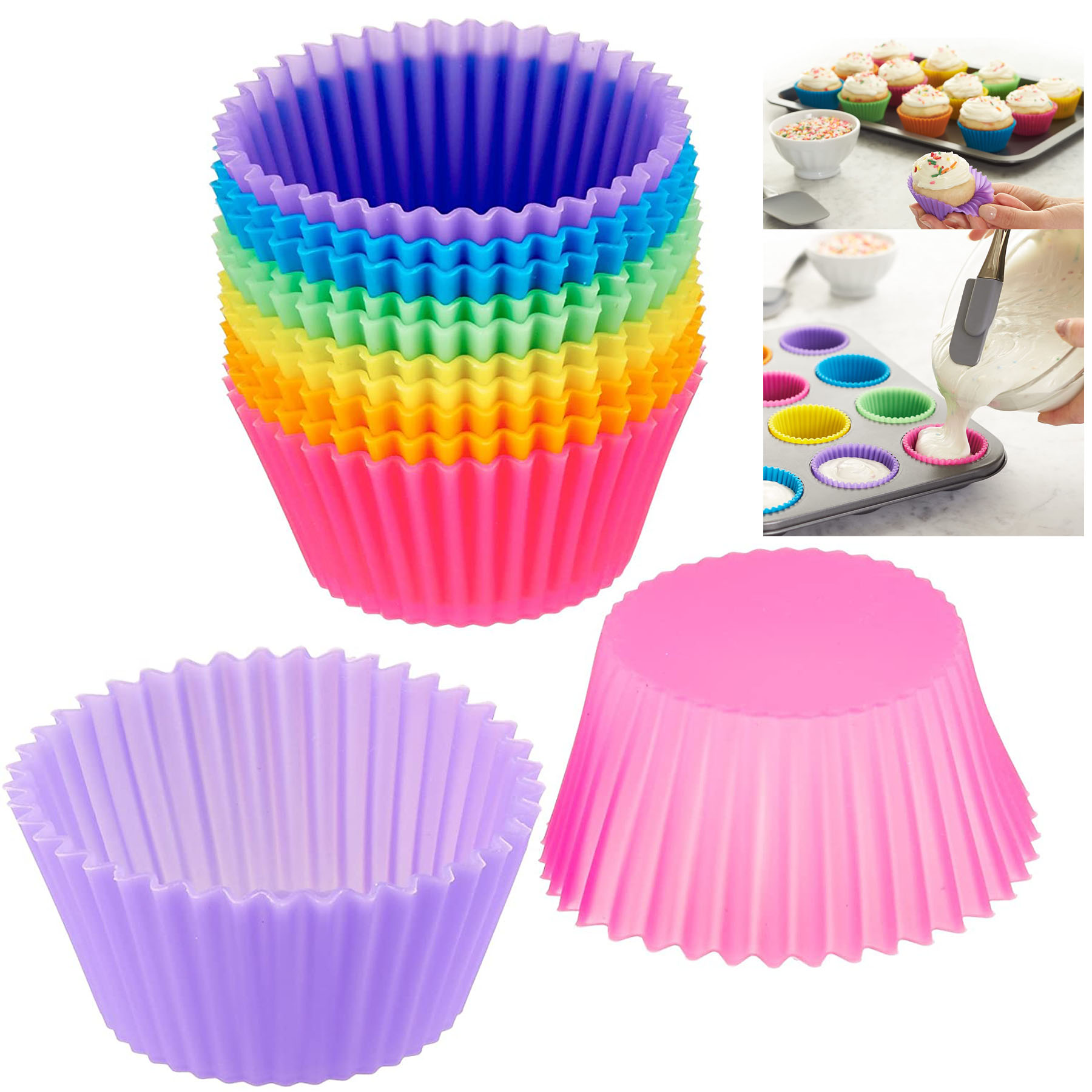 Reusable Silicone Baking Cups