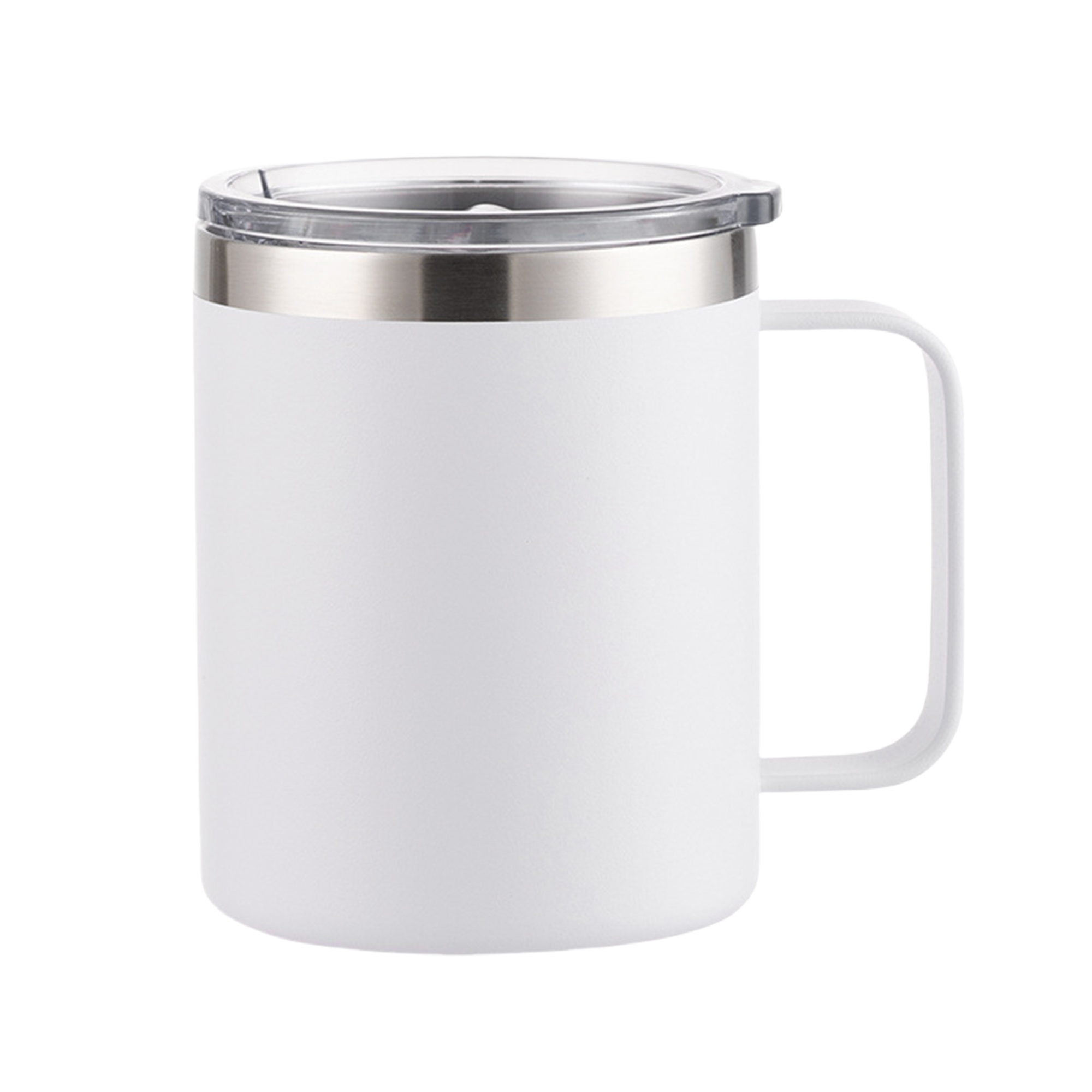 12oz 304 Stainless Steel Double Handle Car Mug with Powder Coated Sublimation Design 5