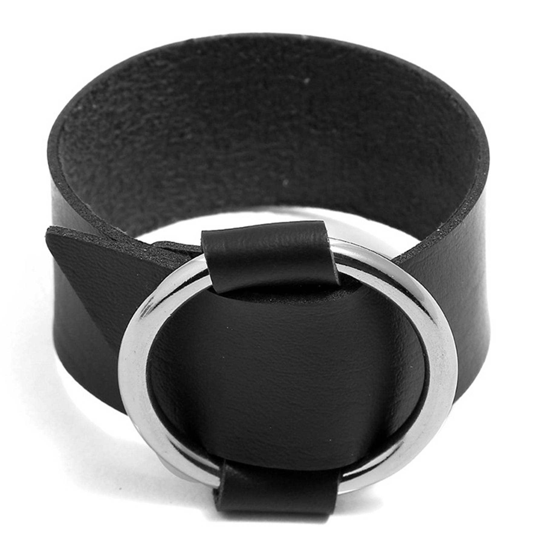 PU Simple punk trend hoop bracelet 3