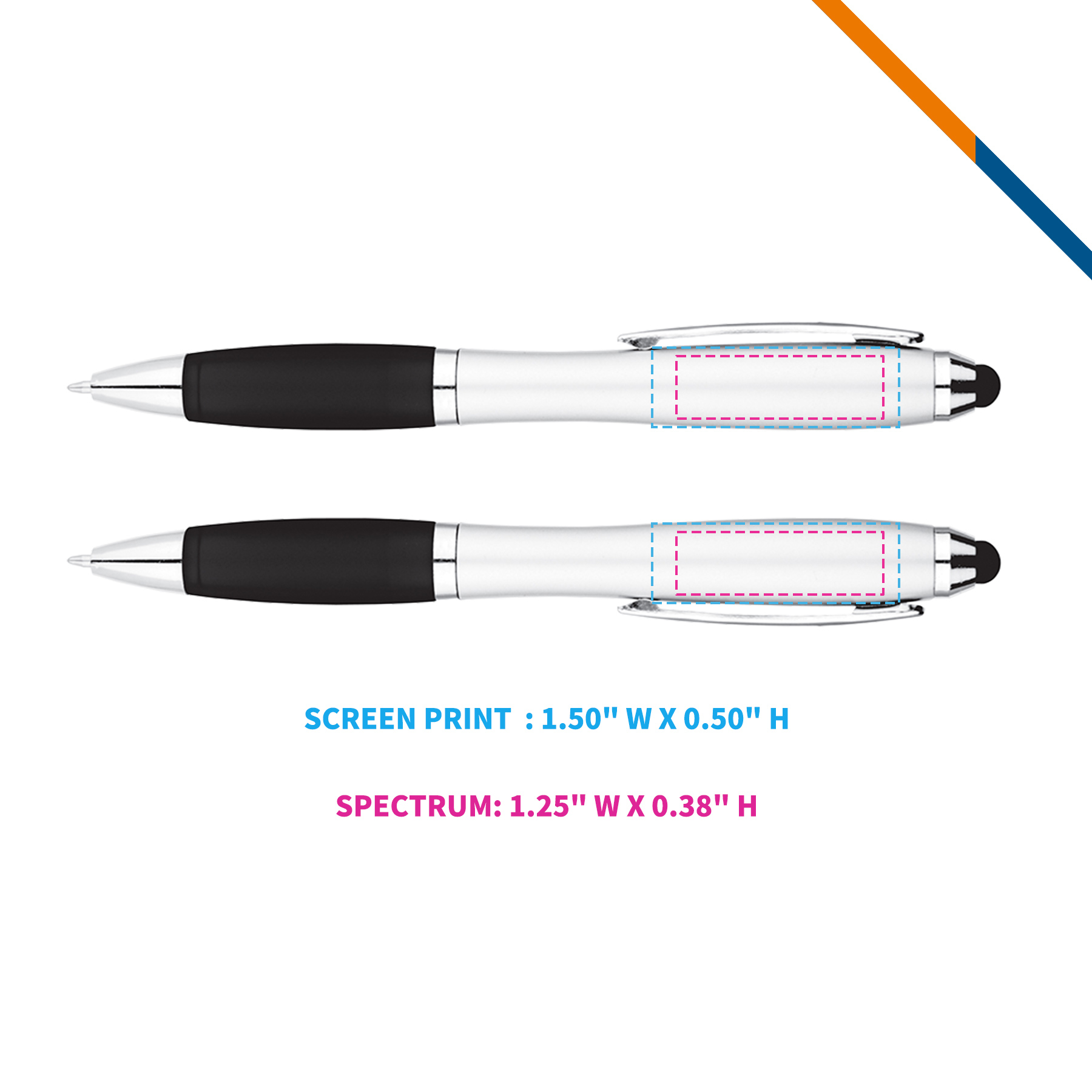 GripInk Curvaceous Ballpoint Stylus Pen 21