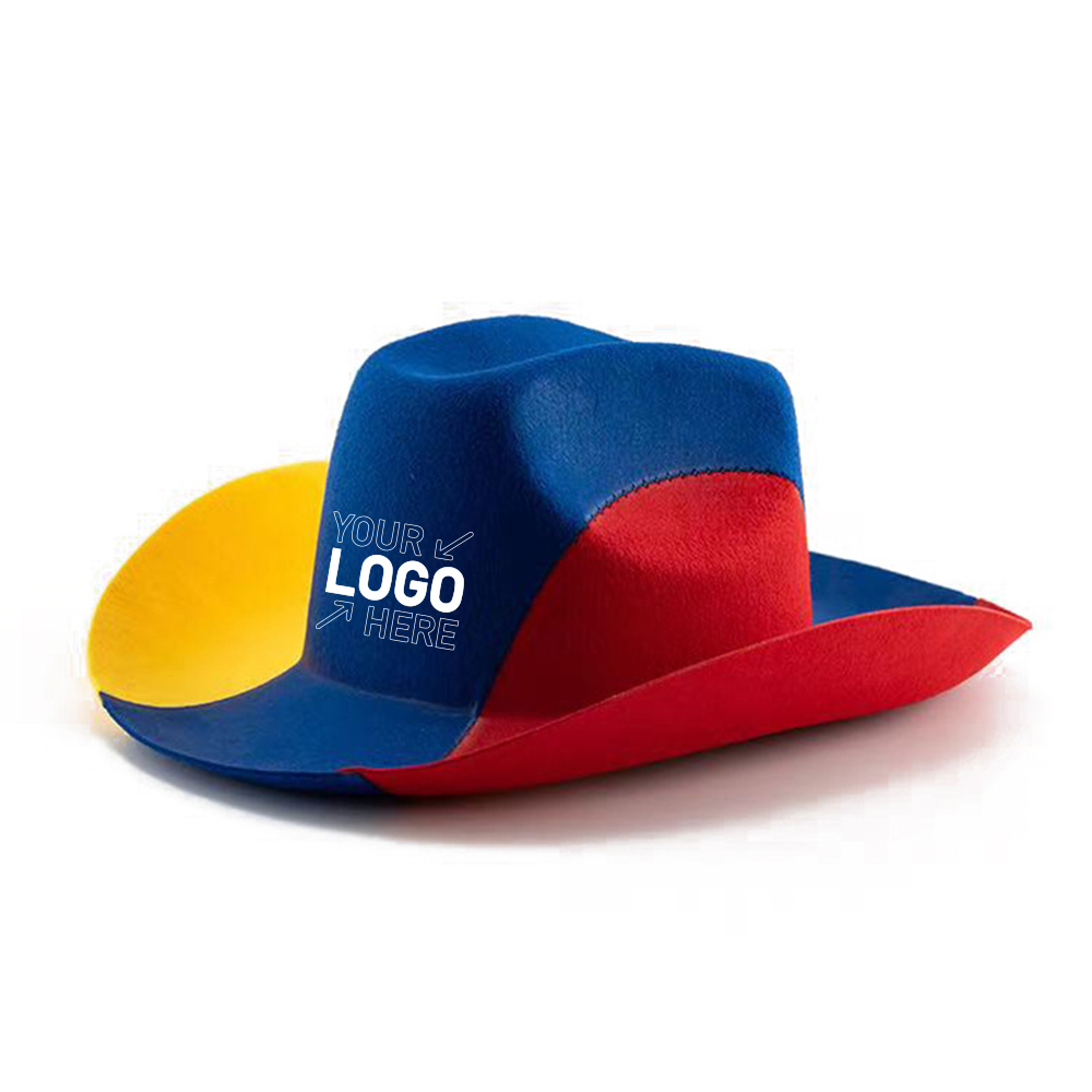 Qatar World Cup National Flag Football Fans Customized Cowboy Hat 4