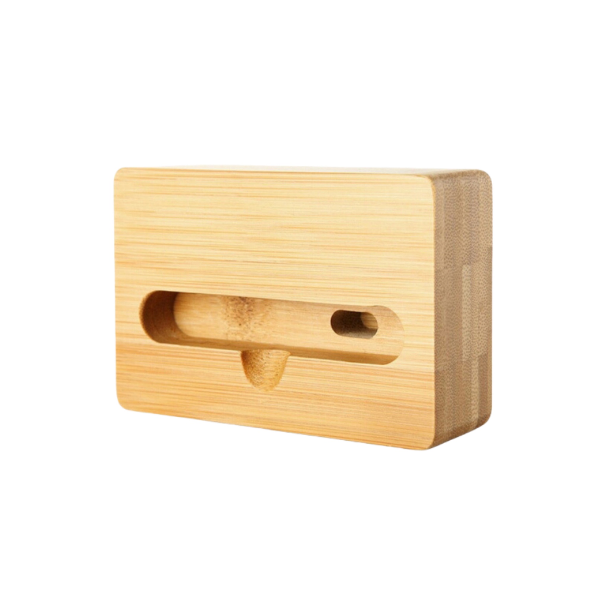 Bamboo Phone Holder Speaker Amplifier 6