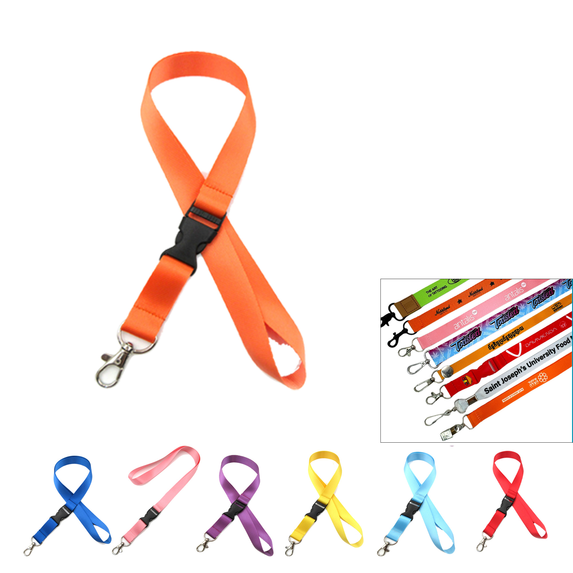 Custom Long Strap Work Badge Lanyard 2