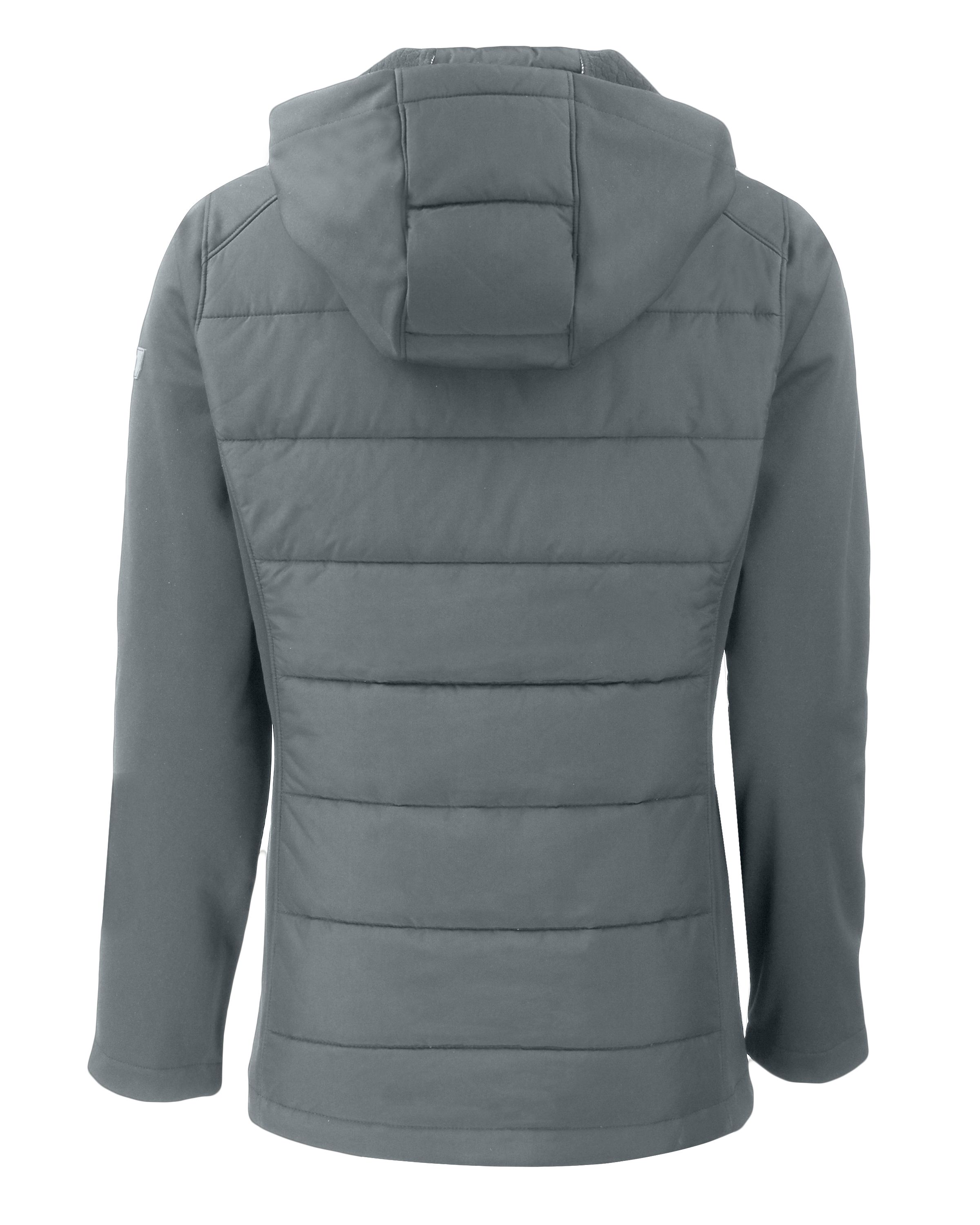 Cutter & Buck Evoke Recycled Honeycomb Fleece Womens Hybrid Full Zip Jacket 55