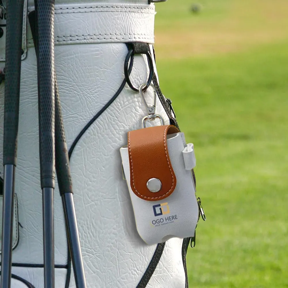 Promo Golf Vegan Leather Belt Bag With Keychain 9
