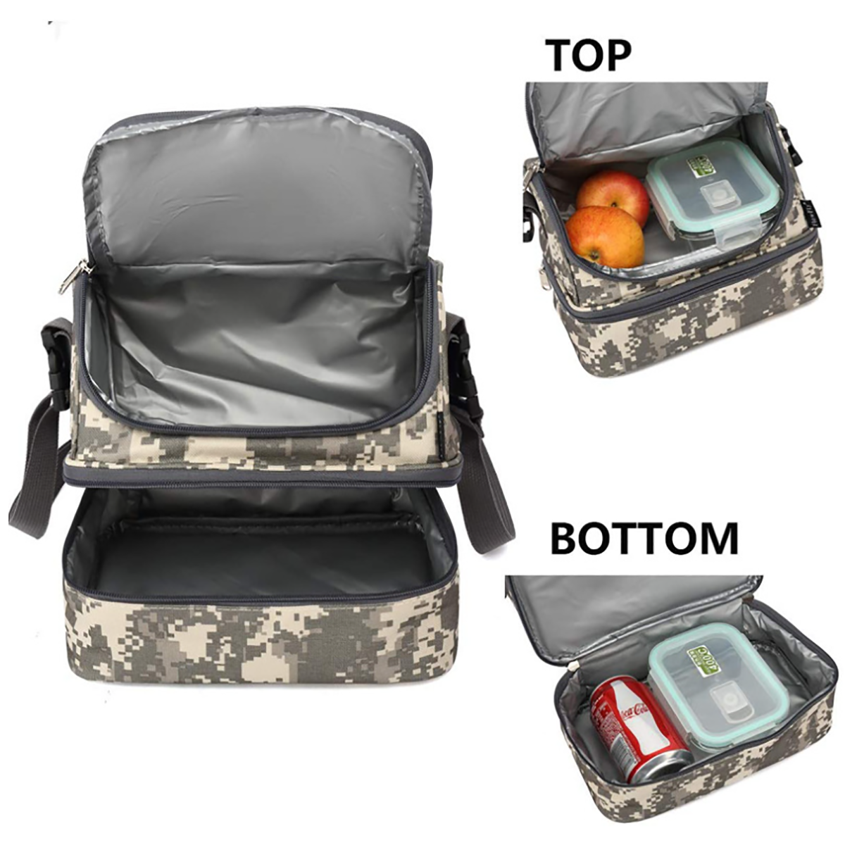 Double Layer Insulated Lunch Bags For Kids 3