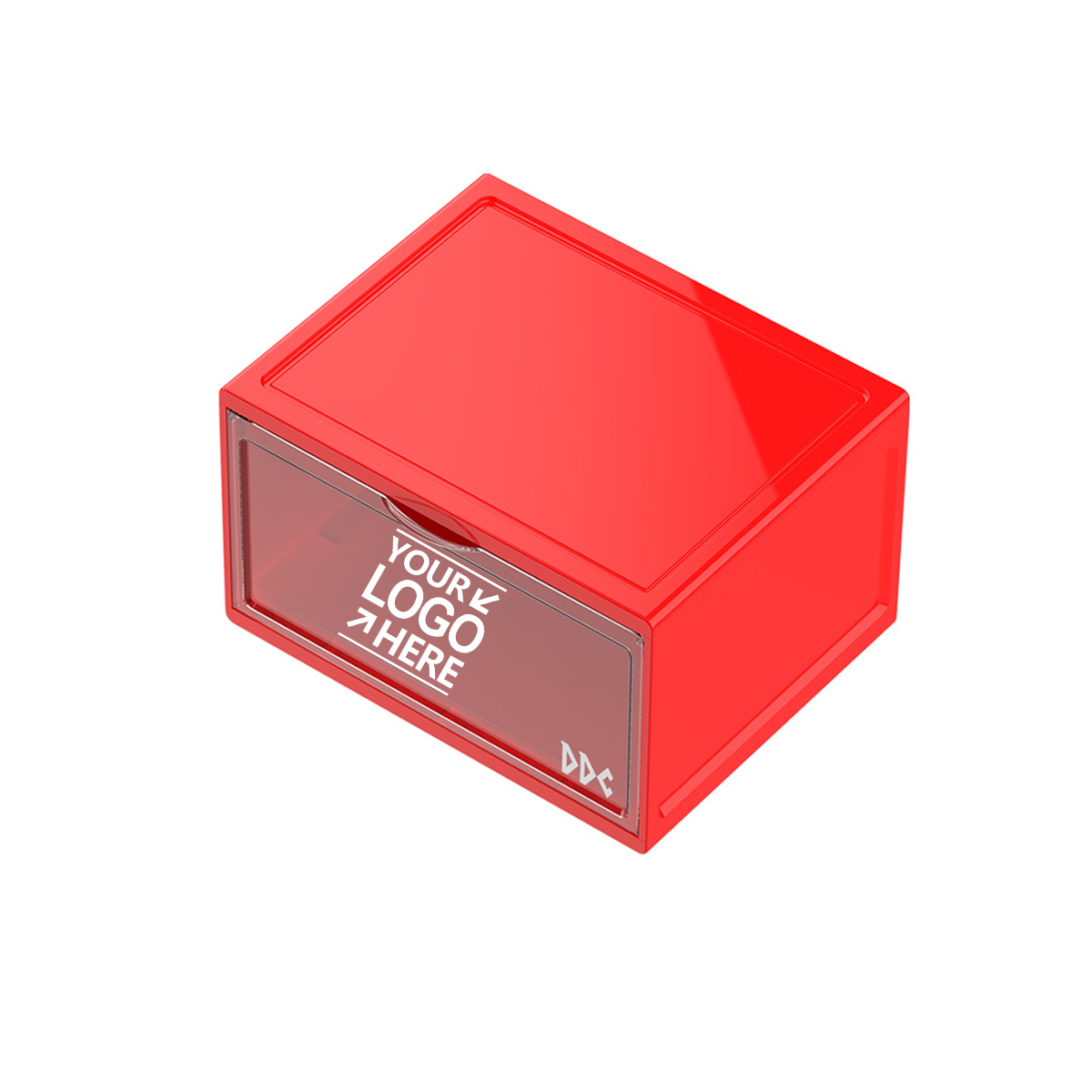 Stackable Plastic Shoe Box with Clear Door 1