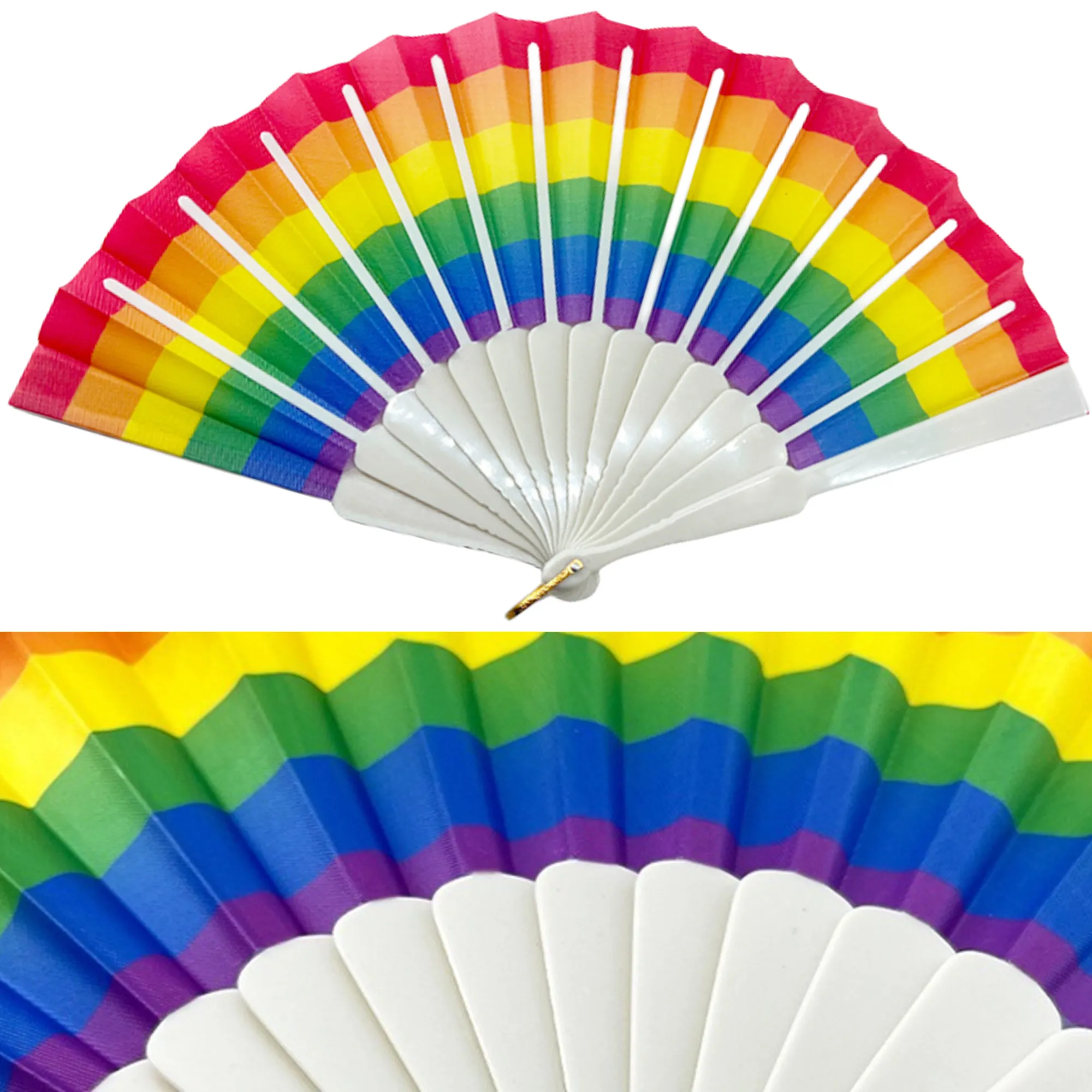 Full Color Fabric Folding Fan 2