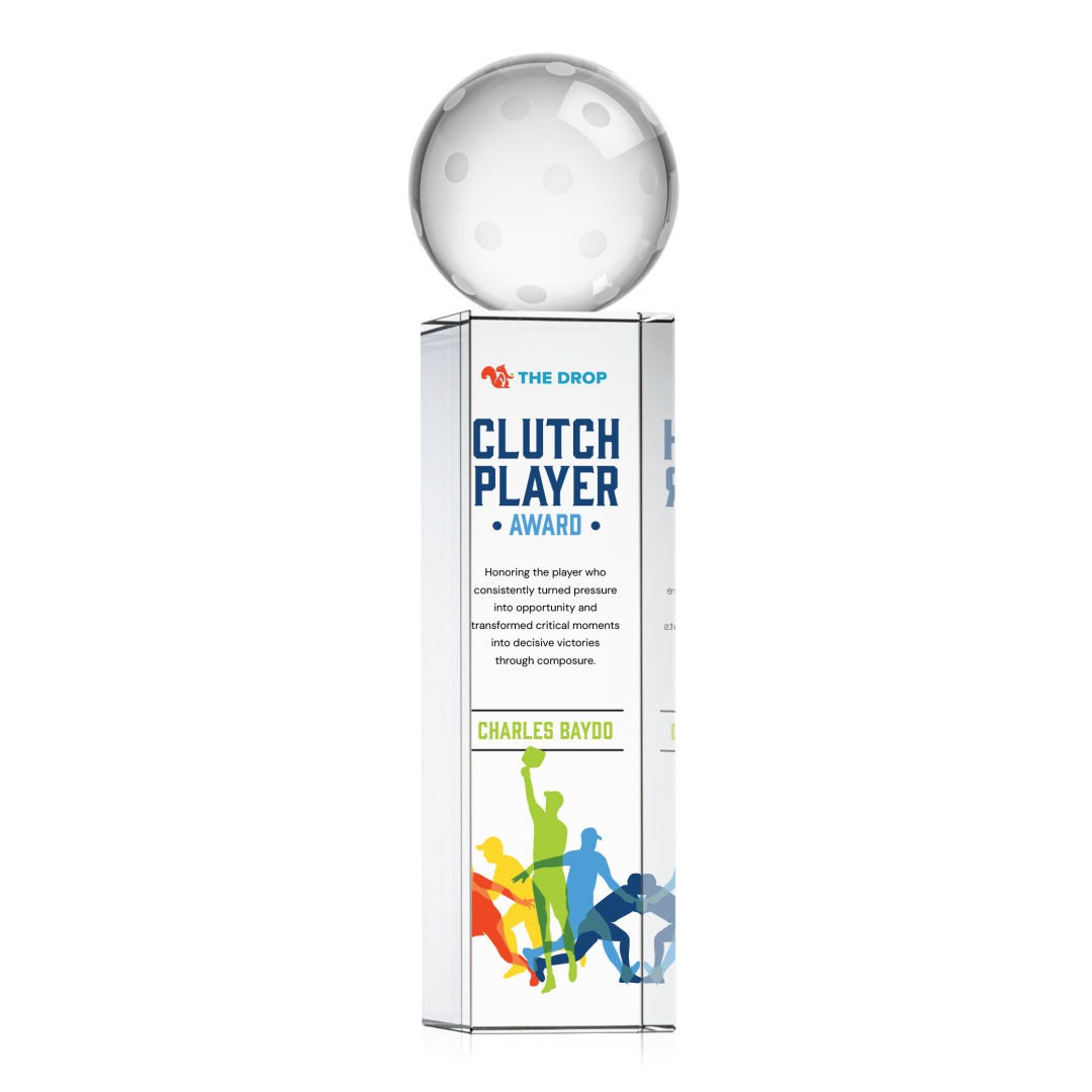 Pickleball VividPrint™ Award on Dakota Base 4
