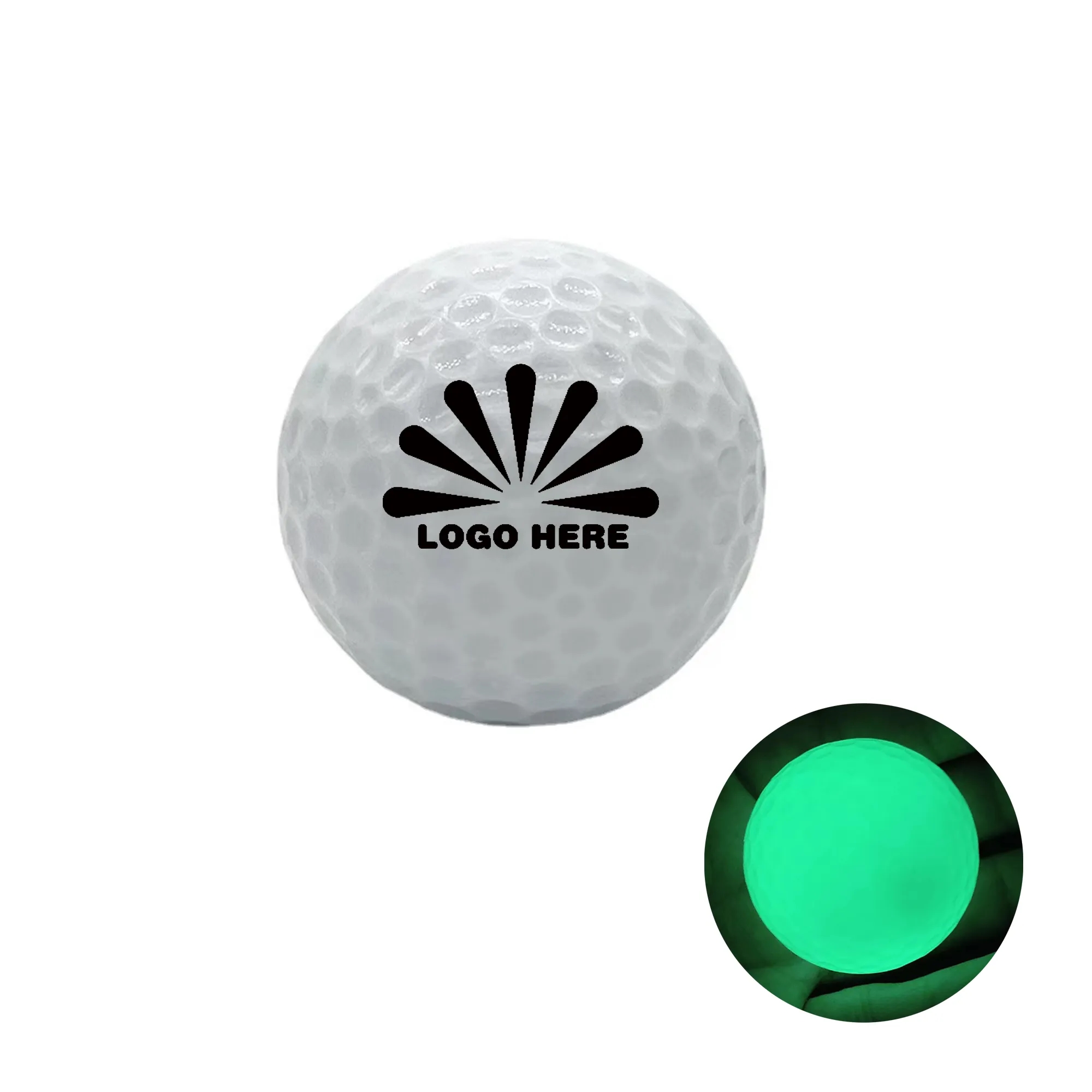 Luminous Golf Ball With Customizable Logo 2