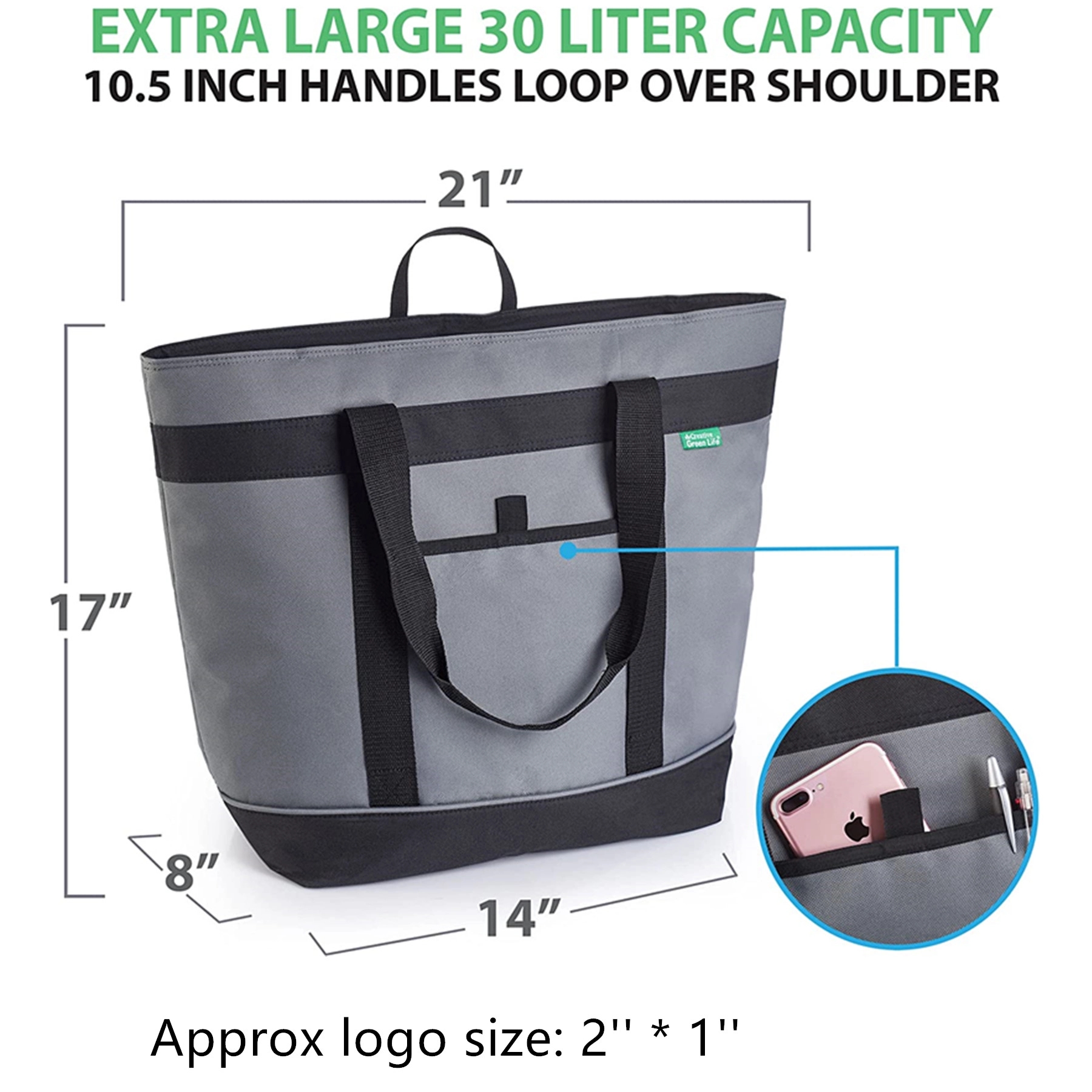 Insulated Grocery Cooler Bag 4
