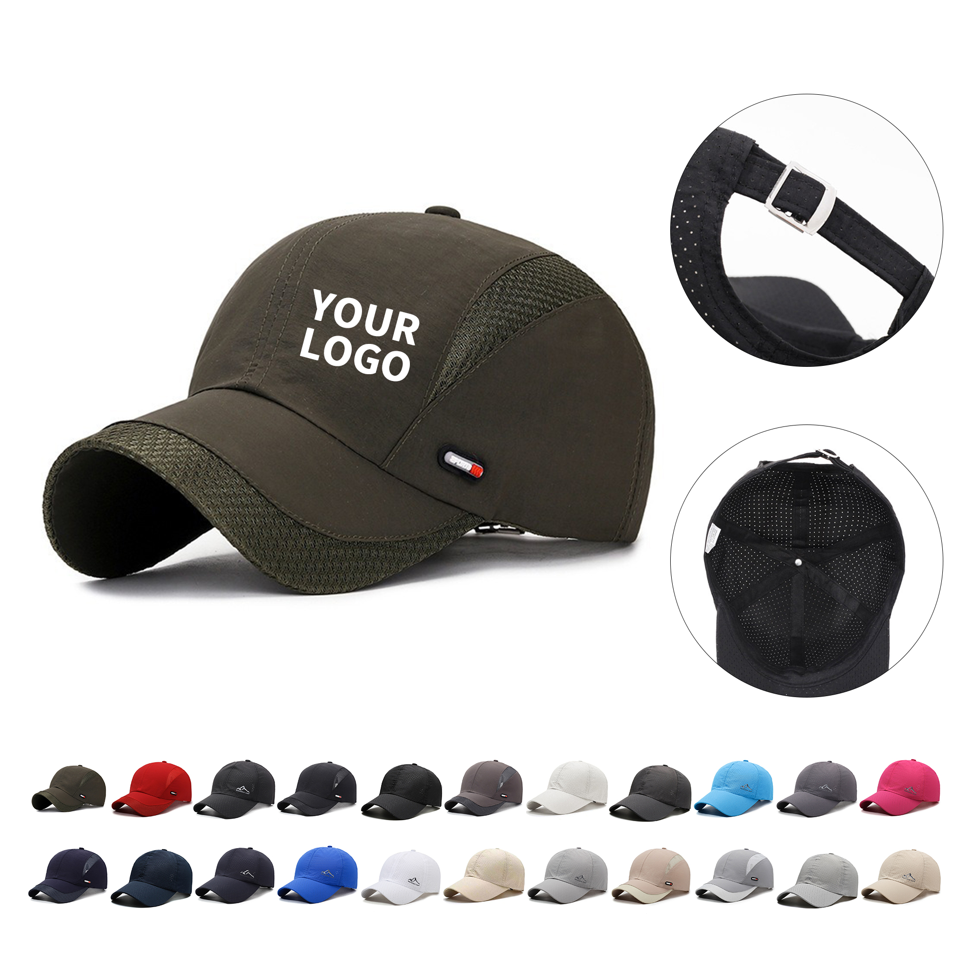 Mesh Baseball Cap Breathable 19