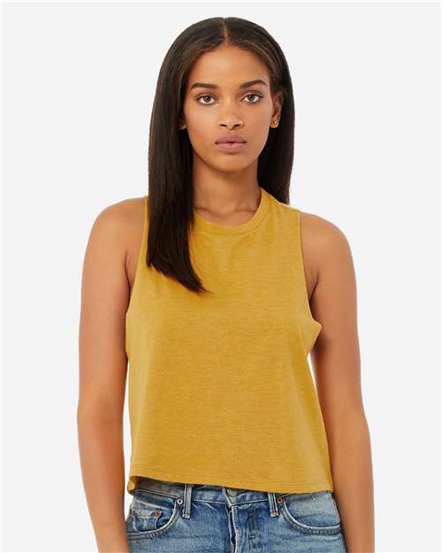 Women's Racerback Crop Tank - 6682 61
