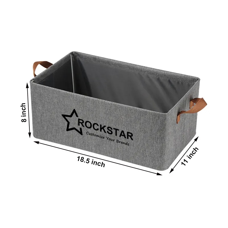 Foldable Storage Bin with Steel Frame 3