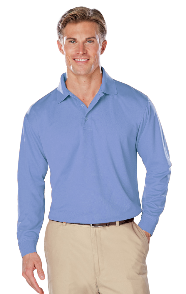 Men's Snag Resistant Wicking L/S Polo 11