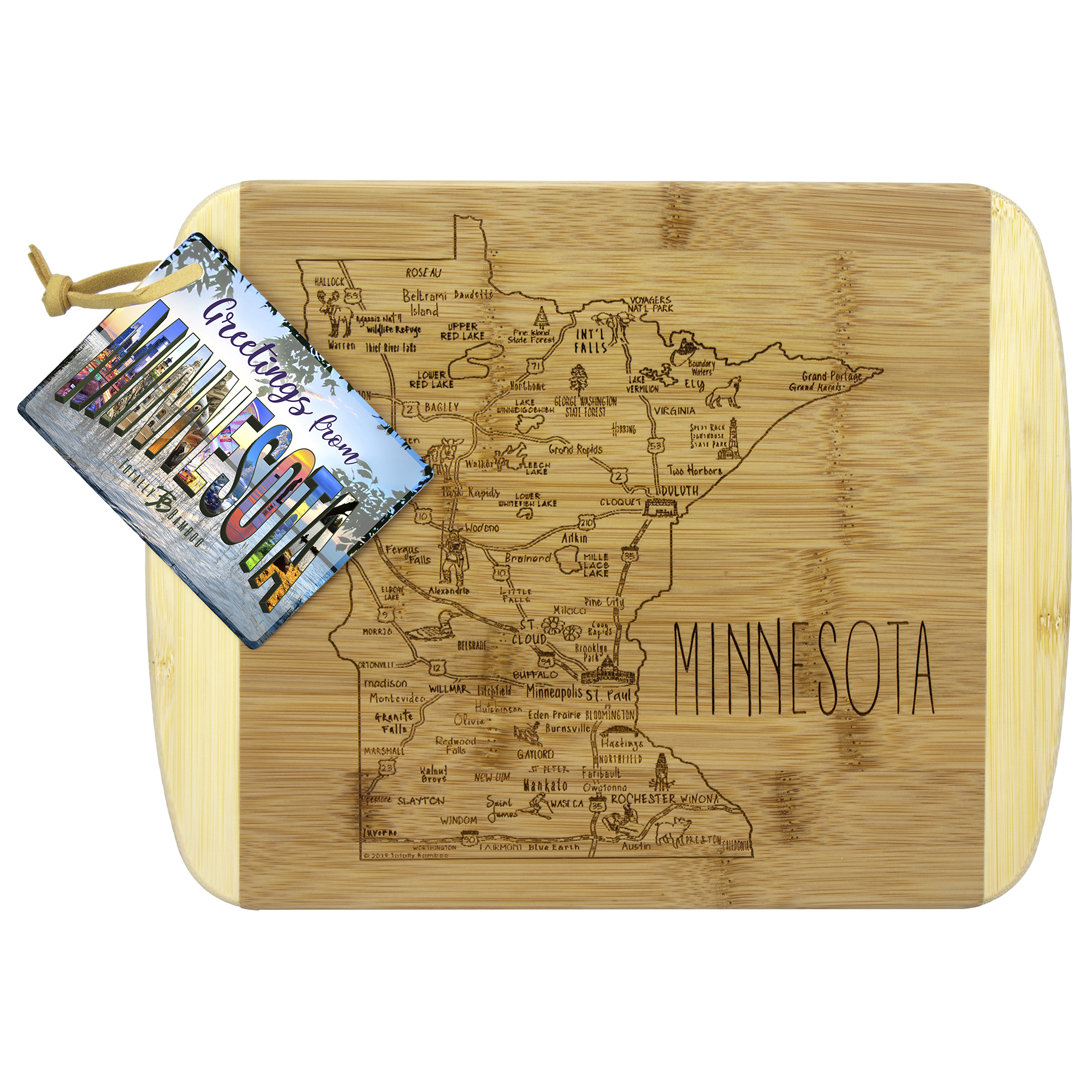 A Slice of Life Minnesota Serving & Cutting Board 7