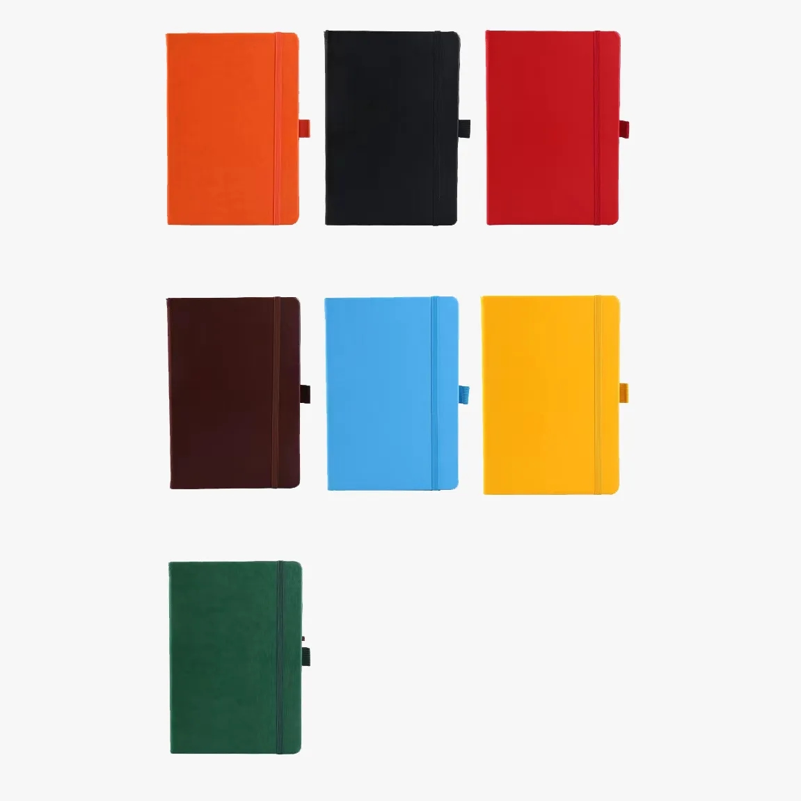 Custom A5 Recyclable Tie Notebook- With Pocket and Eraser 3