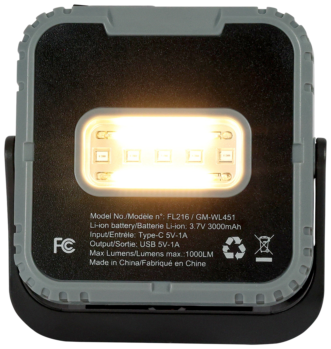 Rechargeable 10W COB/LED Trio Ready Worklight 29