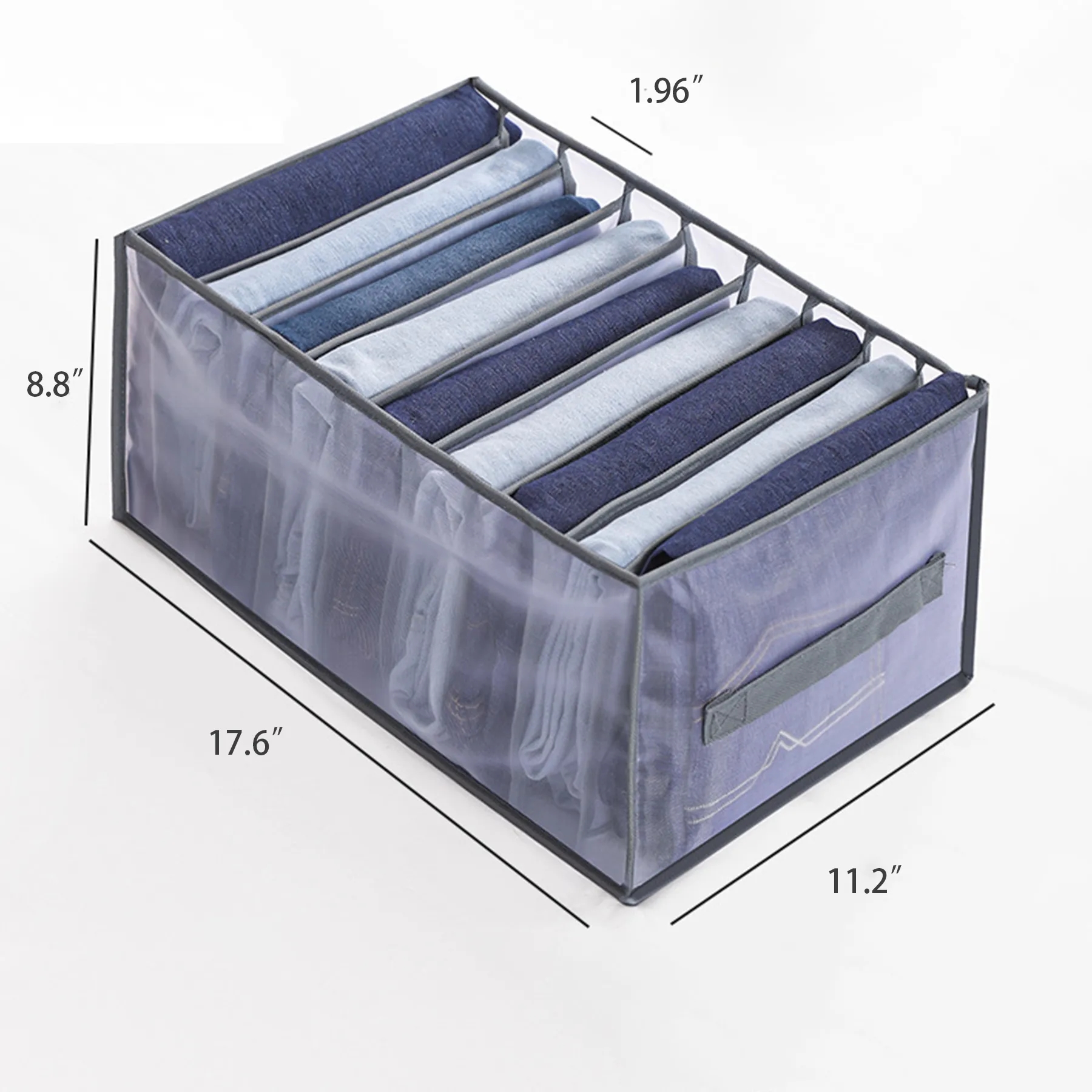 Wardrobe Clothes Organizer 7 Grids 2