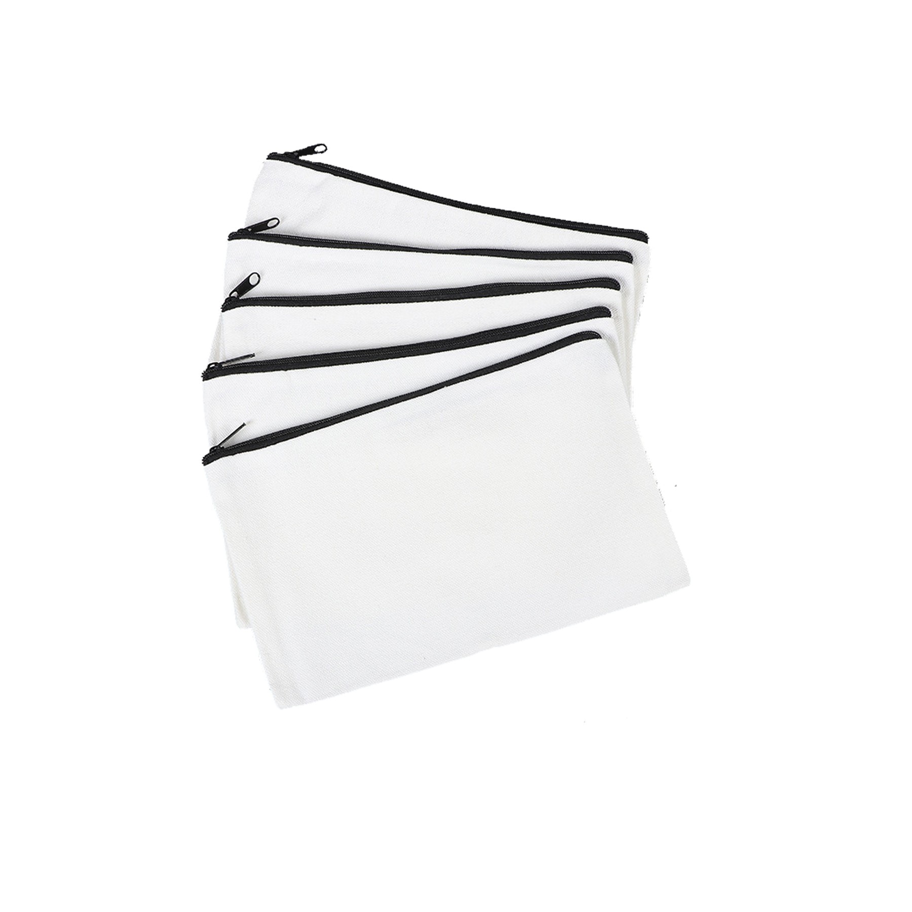 Canvas Zipper Makeup Bag And Pencil Case 3