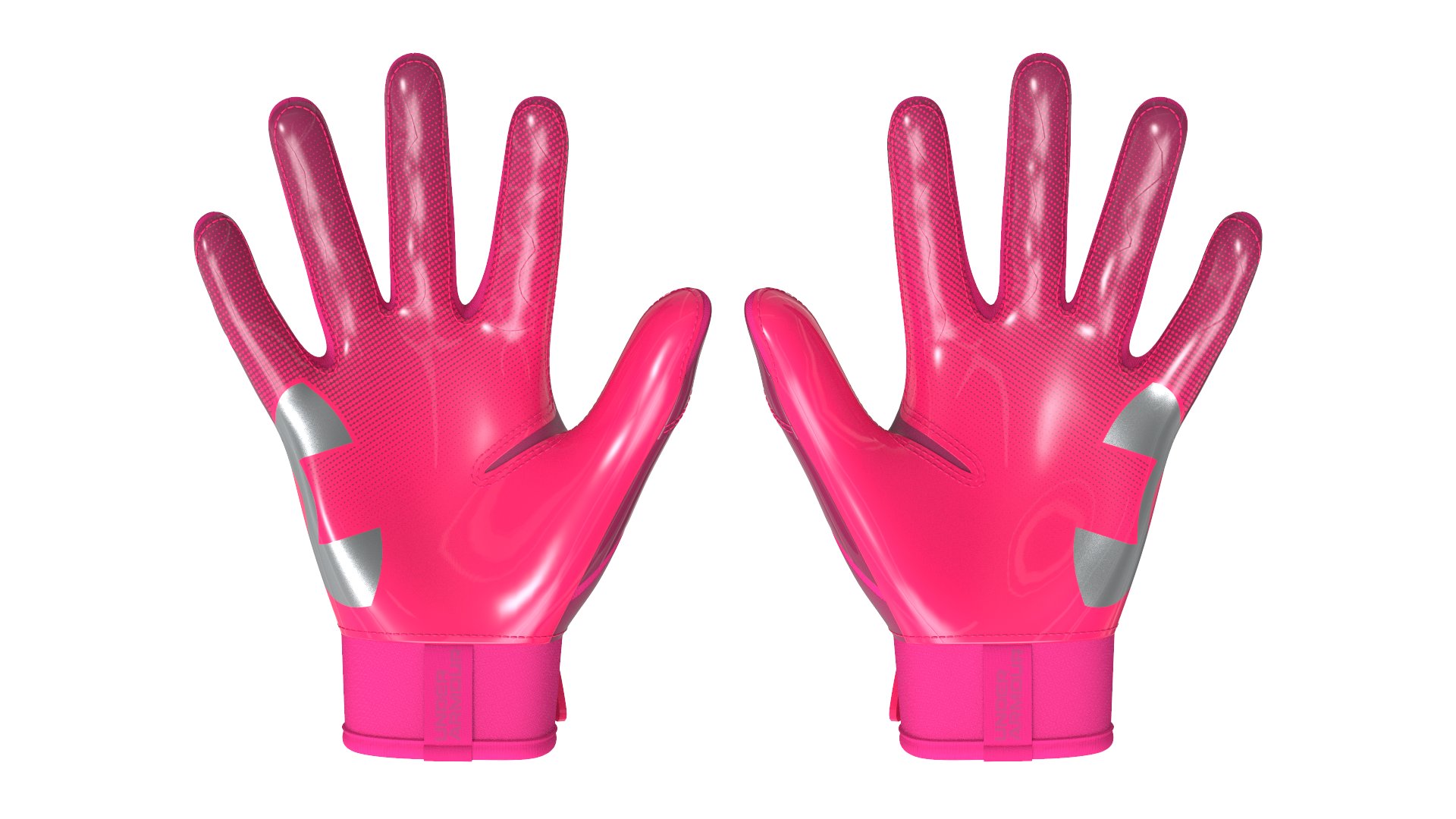 UA Blur Pee Wee Football Gloves 2