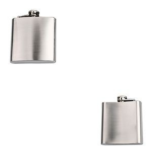 6oz Stainless Steel Flask With Tightly Sealed Cap, custom water bottle with logo imprint 21