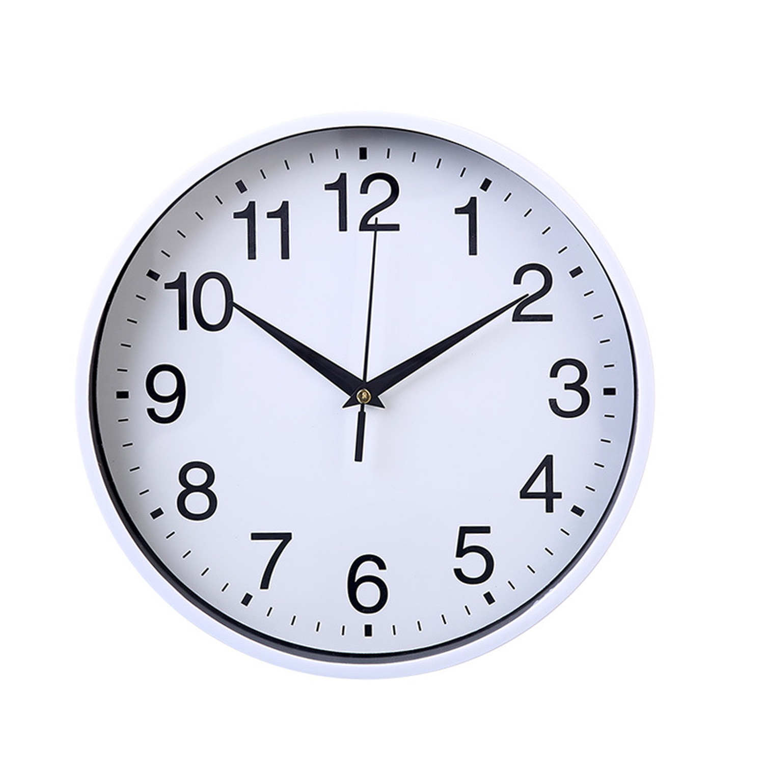 Silent Battery Operated Plastic Wall Clock 4