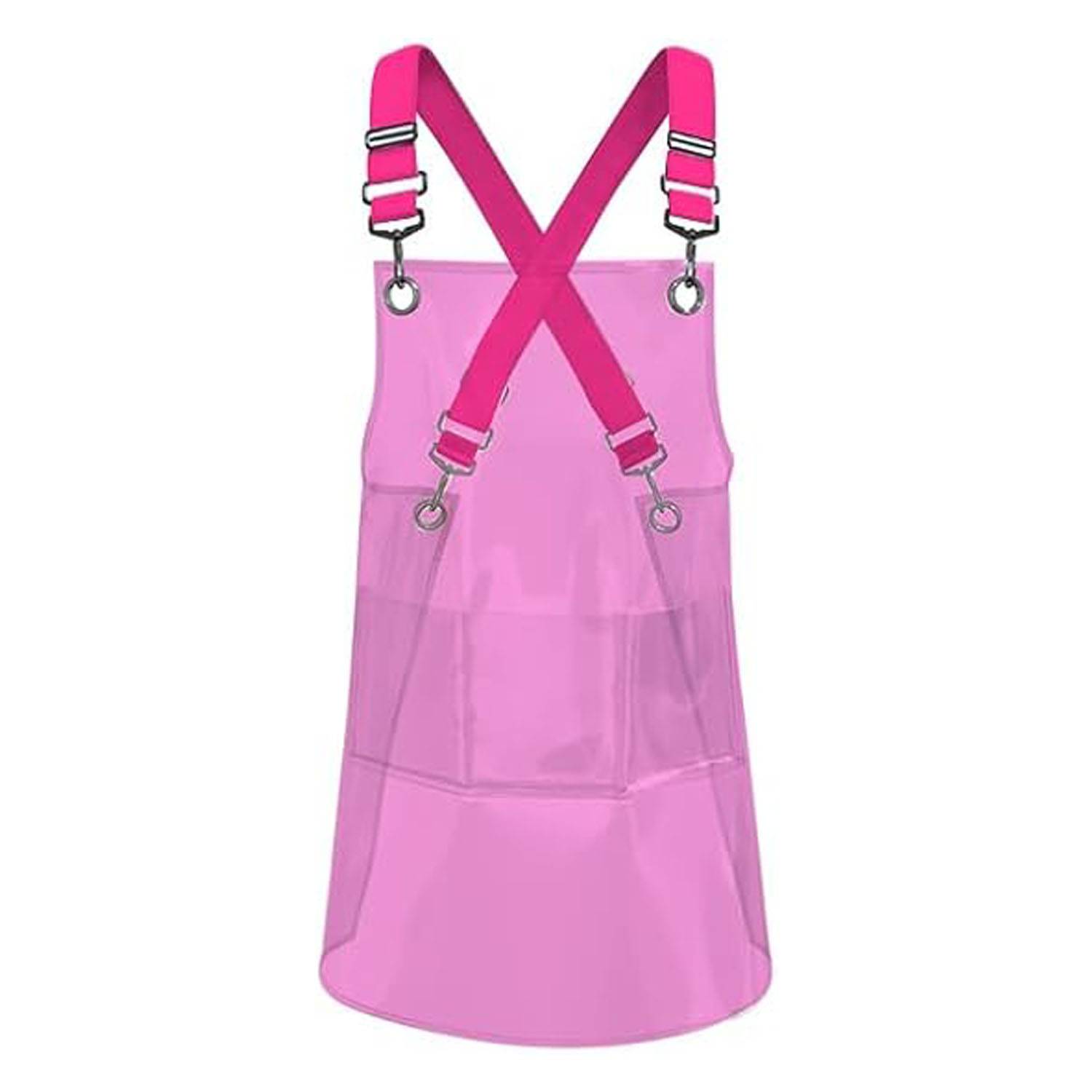 Adjustable Cross-back Salon Apron with 3 Pockets 5