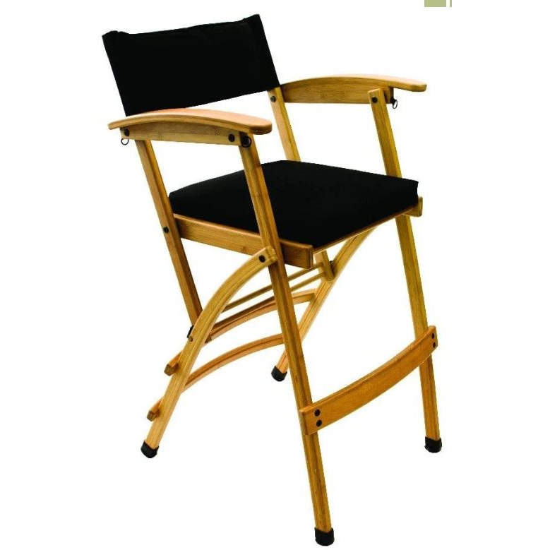 Deluxe 32" Bamboo Tall Hollywood Director Chair (BLANK Only) 2