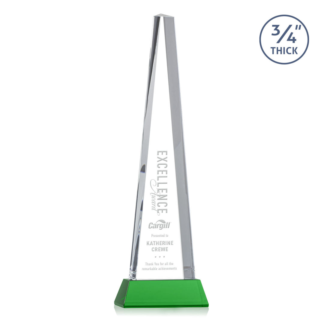 Majestic Tower Award on Newhaven Base - Green 10